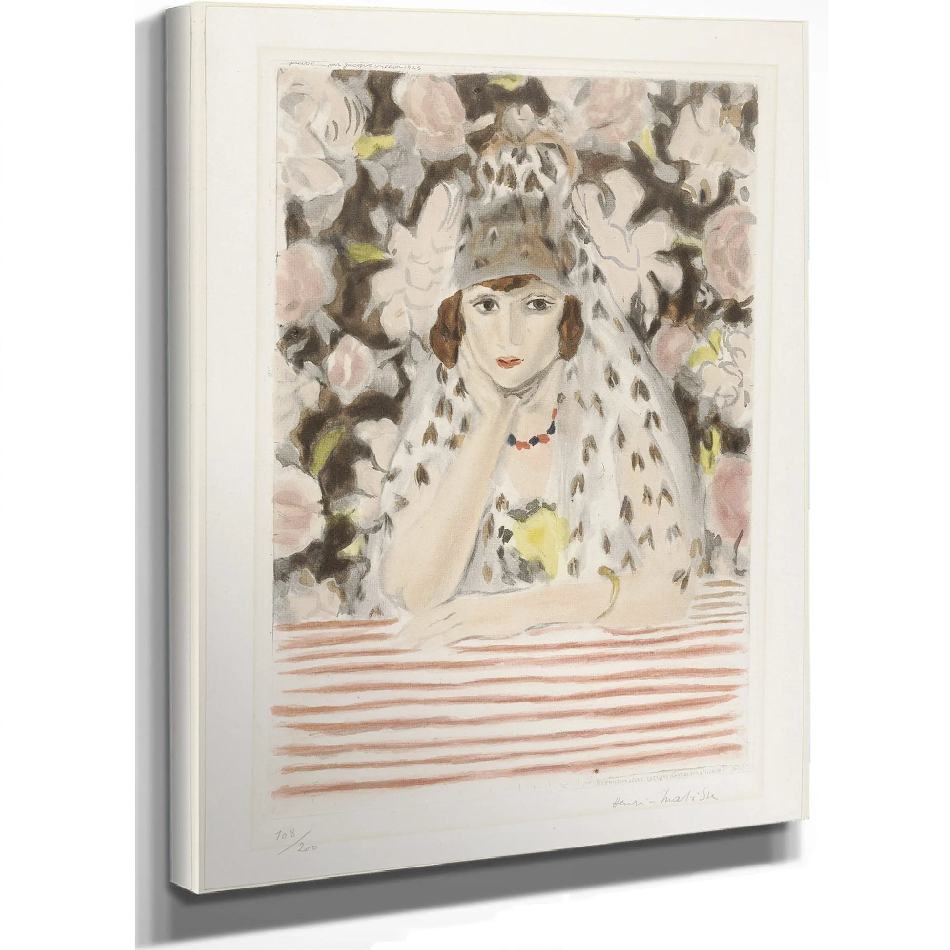 Espagnole A La Mantille (Spanish Woman With Mantilla) by Henri Matisse