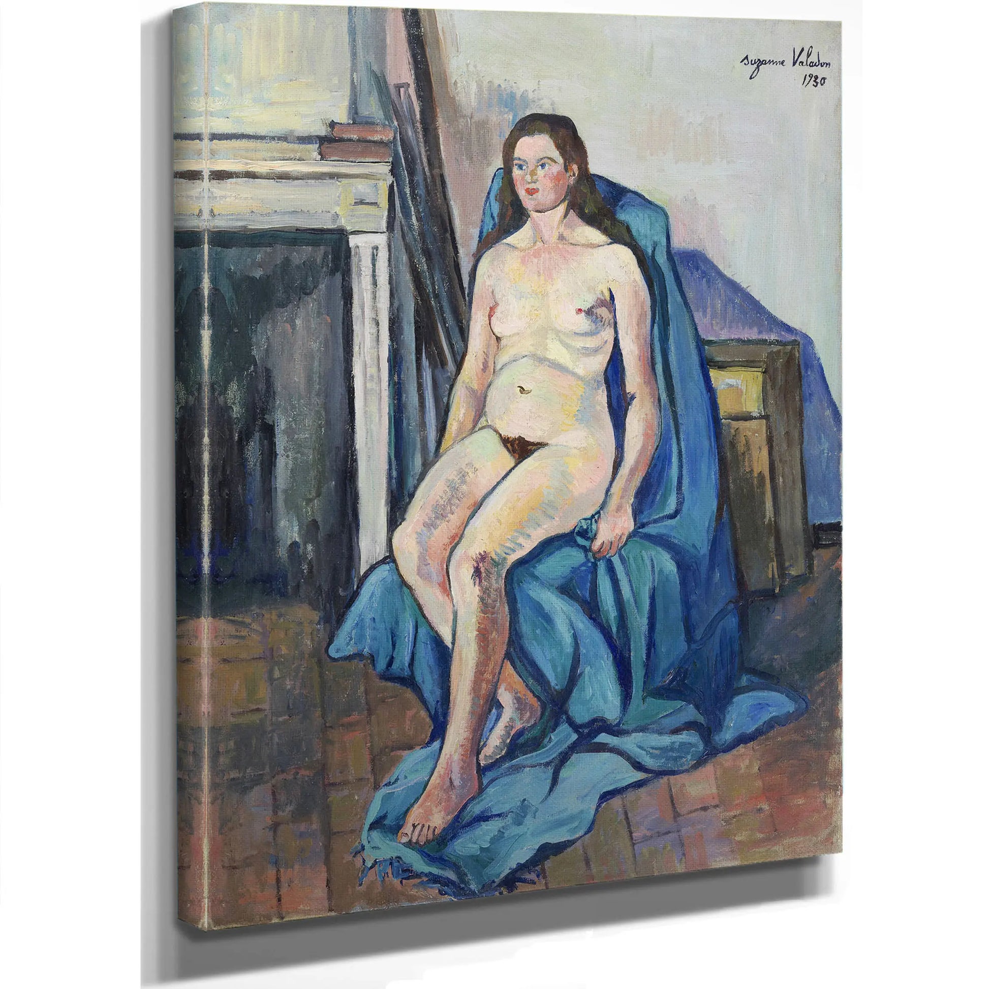 Valadon Nu Au Chale Bleu by Suzanne Valadon