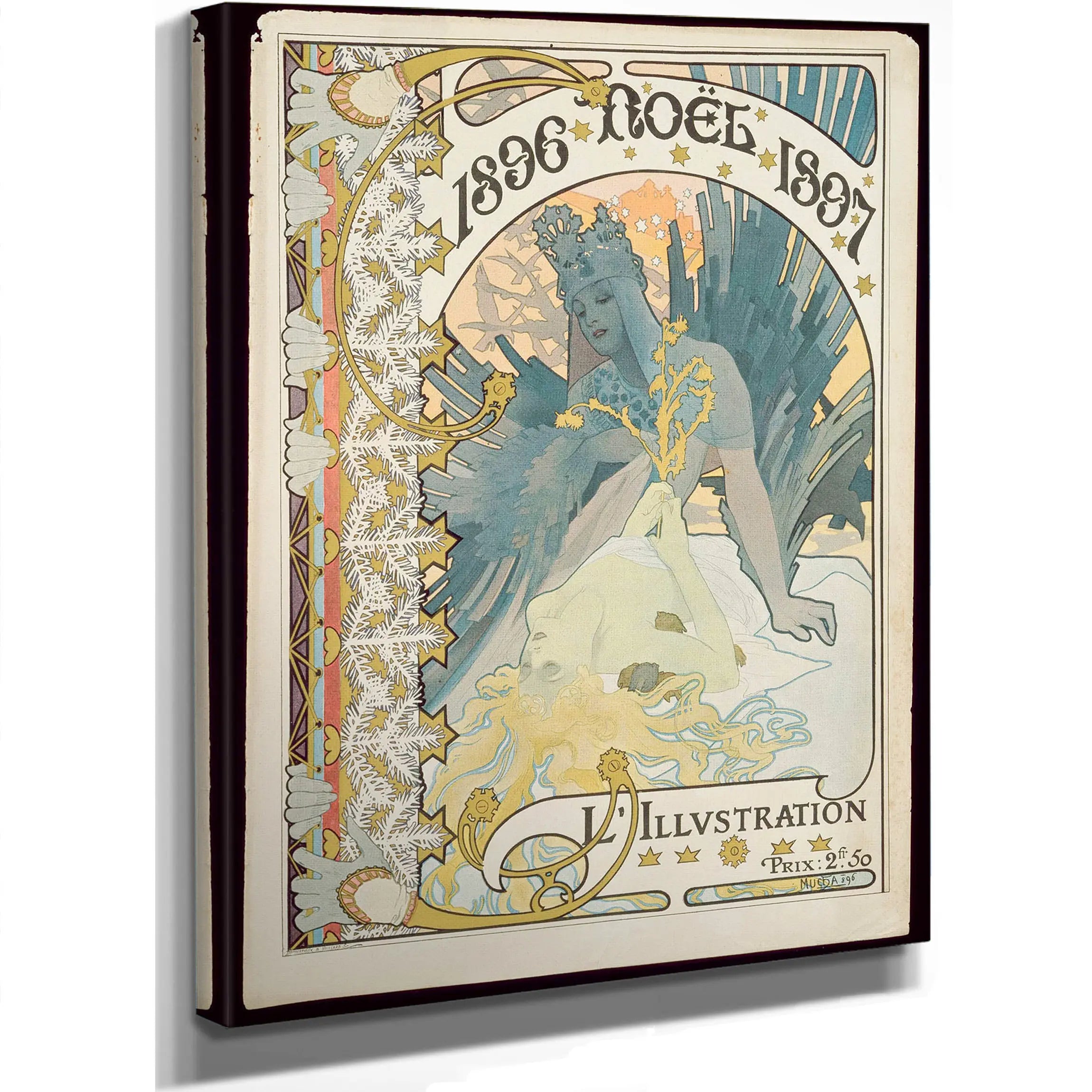 Bookplate For Herbert Ingram The 2Nd Baronet Of Swineshead Abbey by Alphonse Mucha