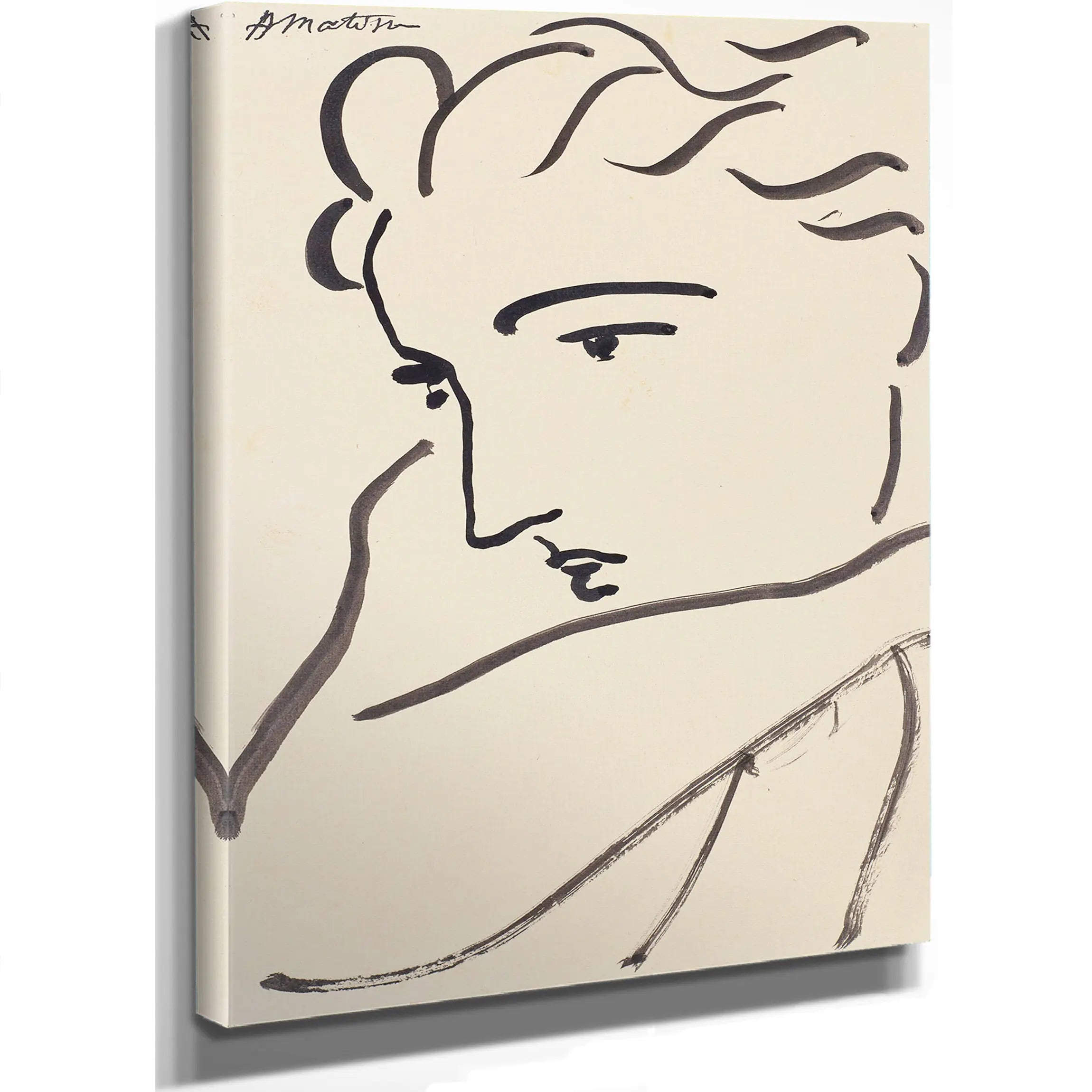 Themes Et Variations (Portrait De Femme) by Henri Matisse