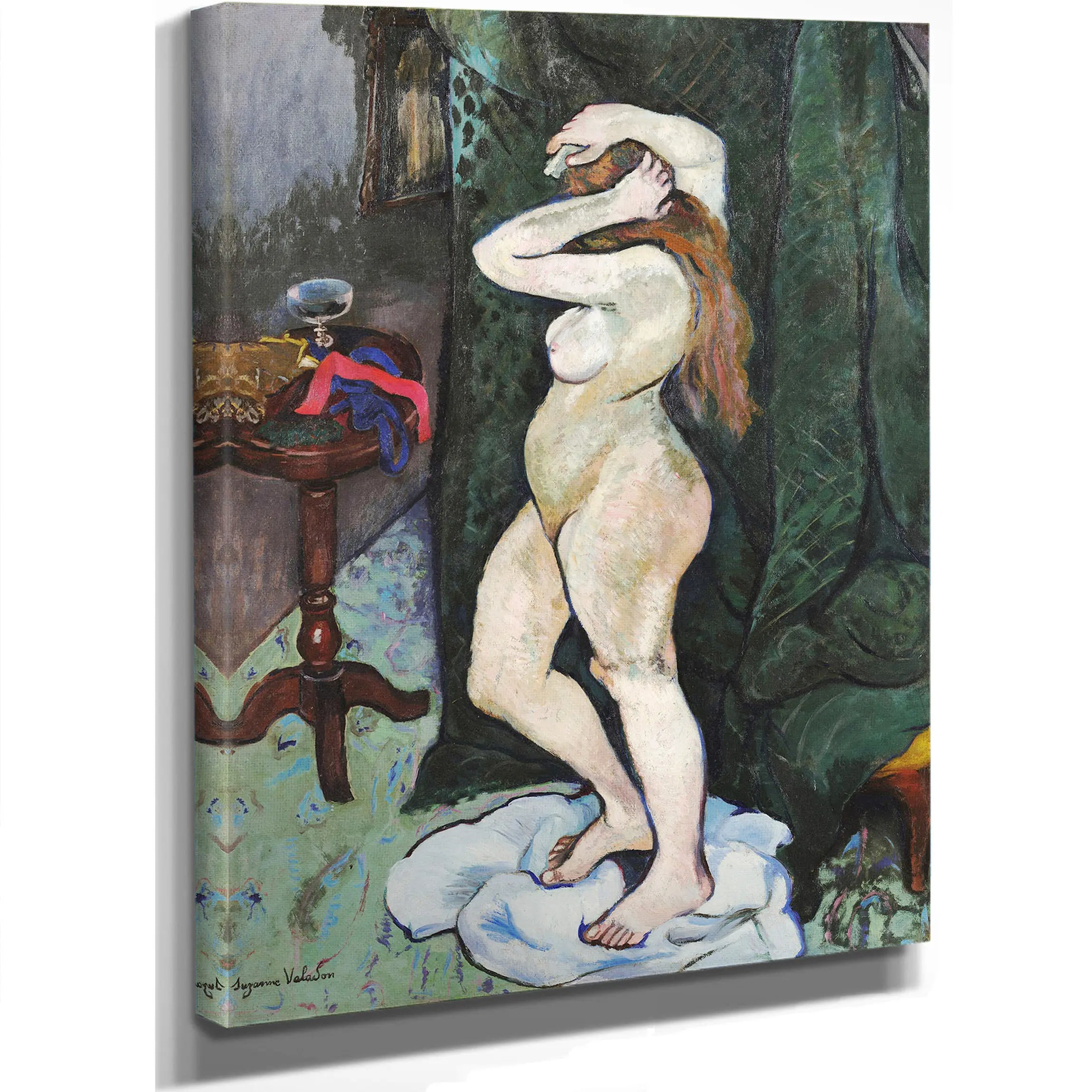 Nude Doing Her Hair by Suzanne Valadon