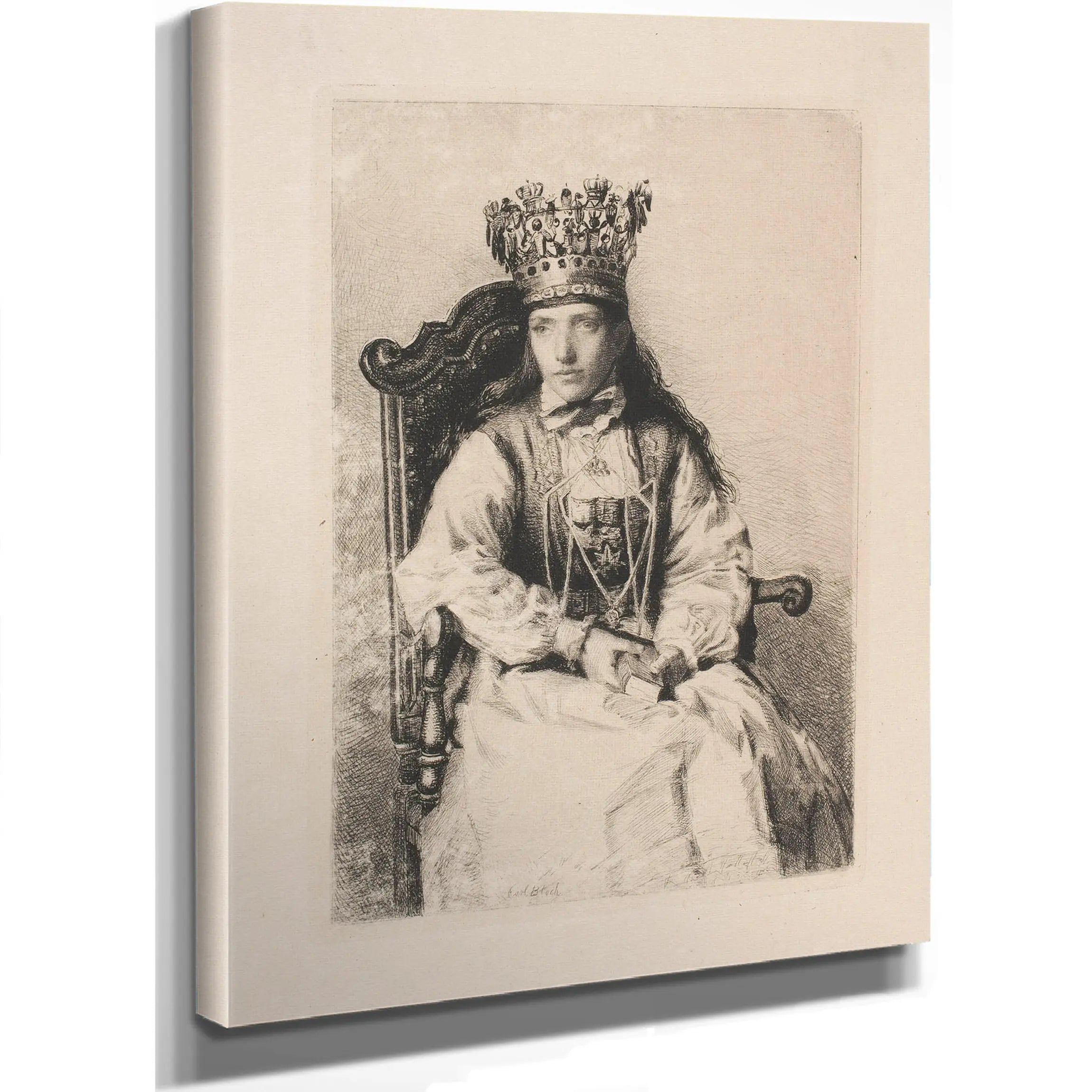 A Norwegian Bride by Carl Bloch