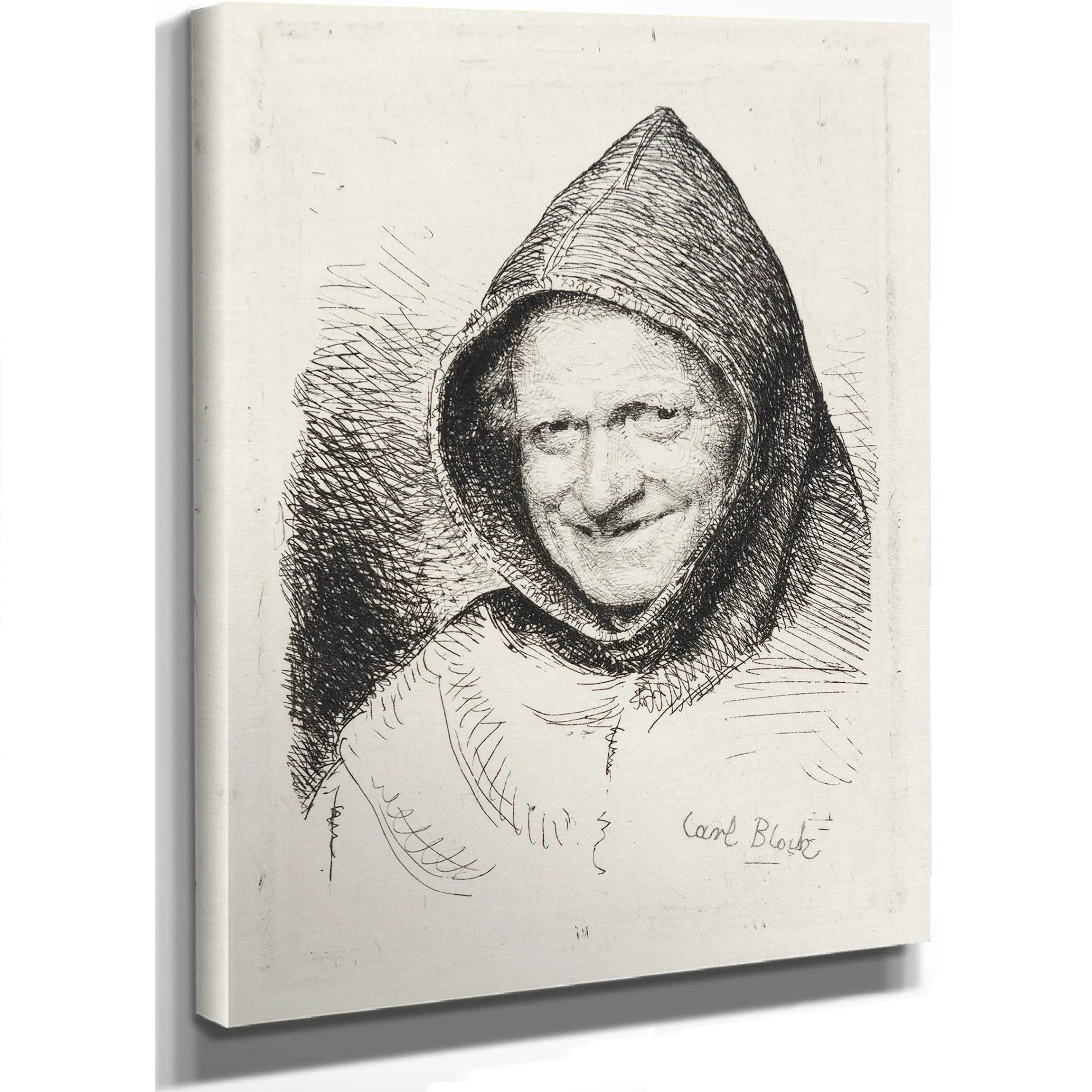 Leende Munk by Carl Bloch