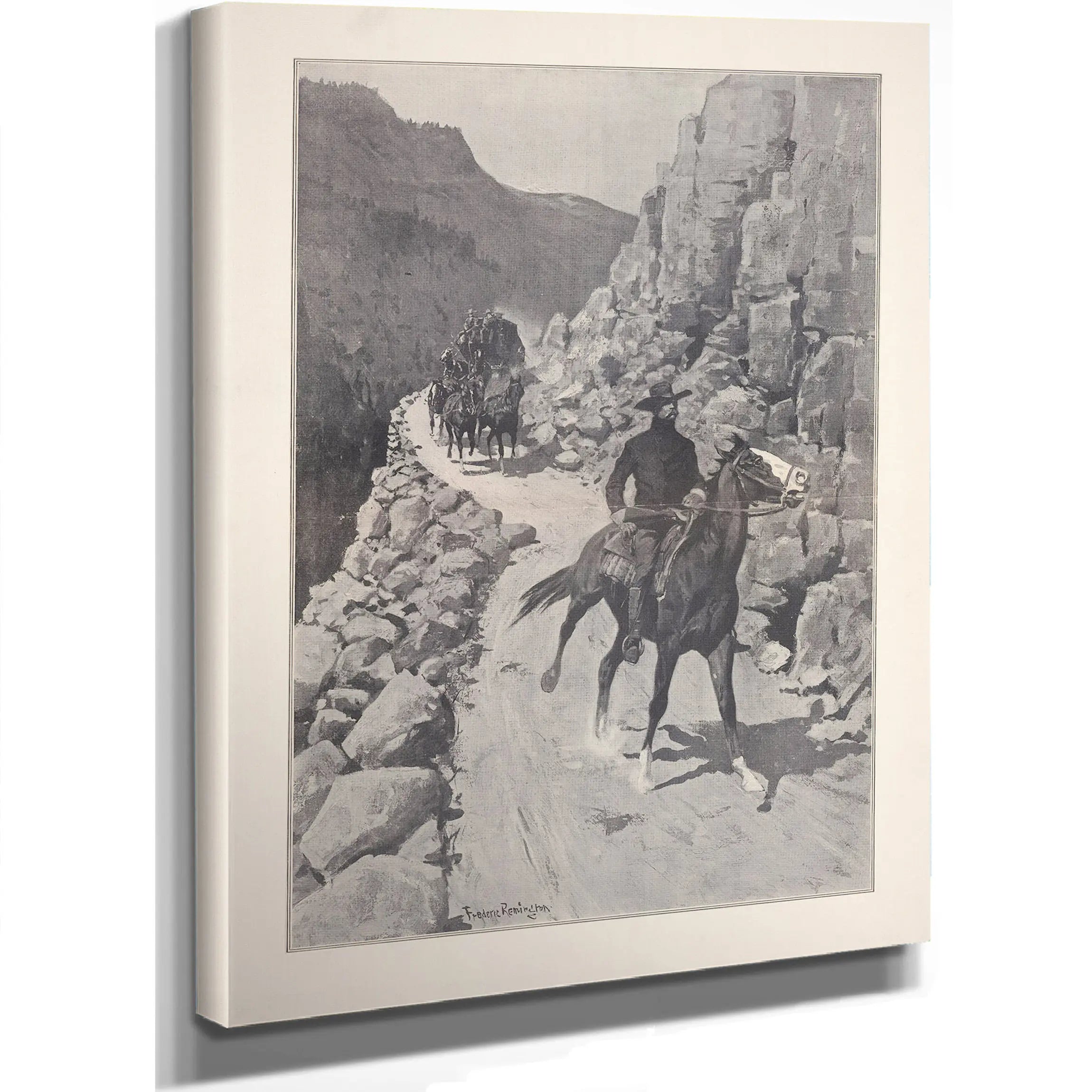 The Guard Of The Bullion Coach by Frederic Remington
