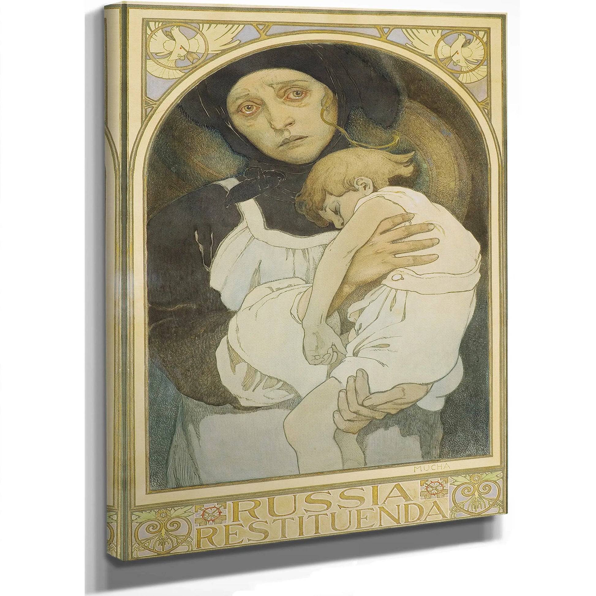 Study For Russia Restituenda Russia Must Recover by Alphonse Mucha