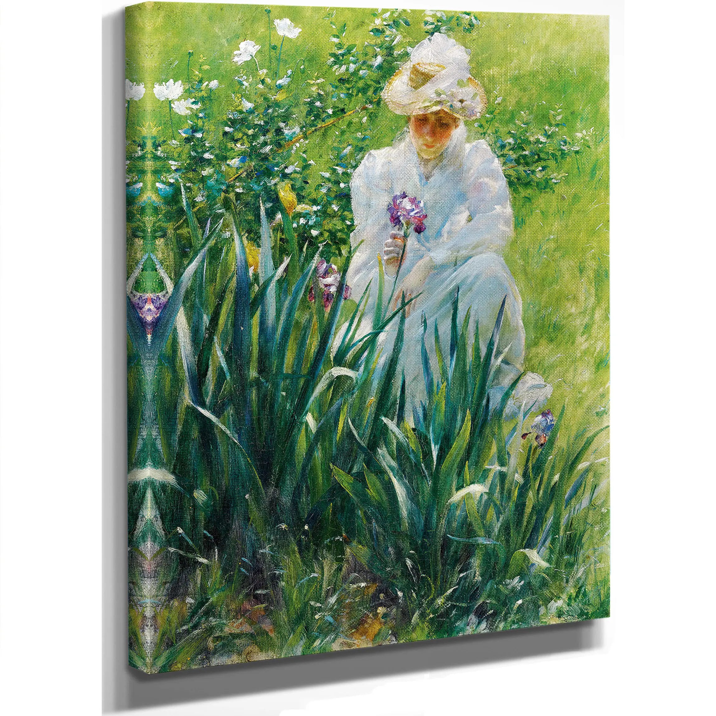The Iris Bed (1891) by Charles Courtney Curran
