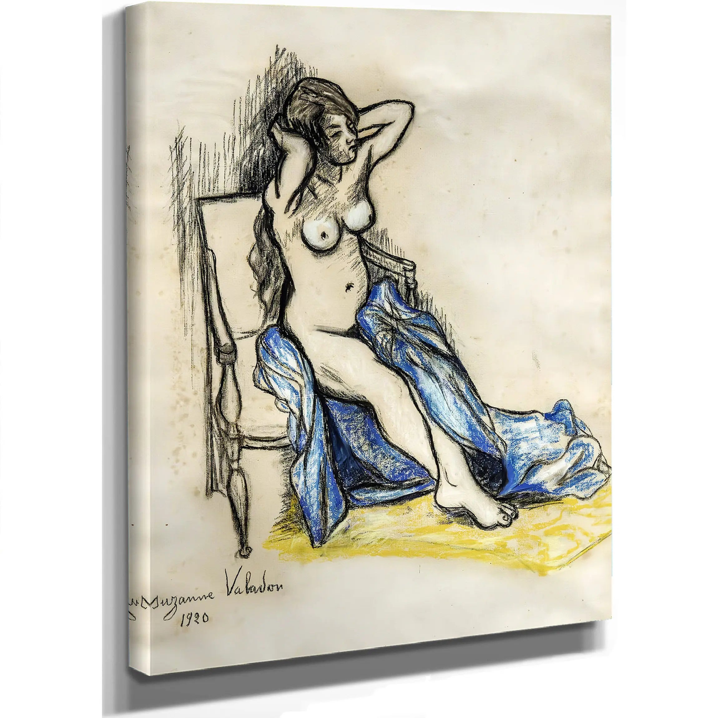 Sitting Naked by Suzanne Valadon