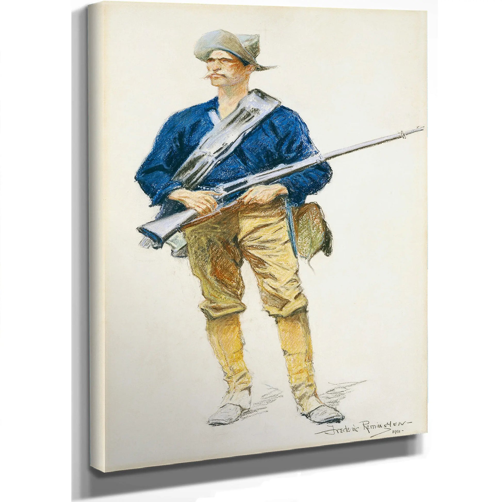 The Infantry Soldier by Frederic Remington