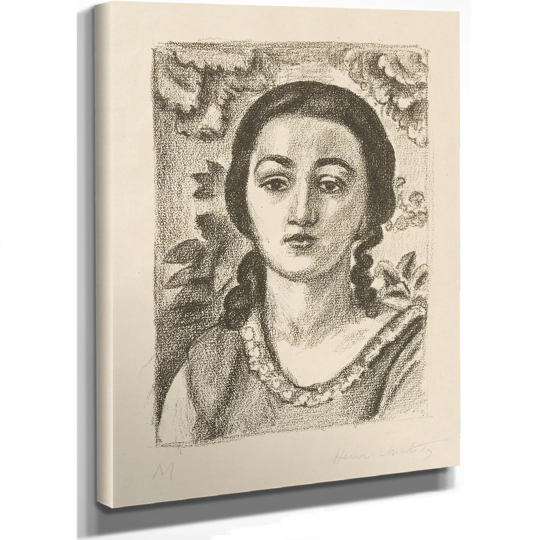 Jeune Femme Au Collier De Perles by Henri Matisse