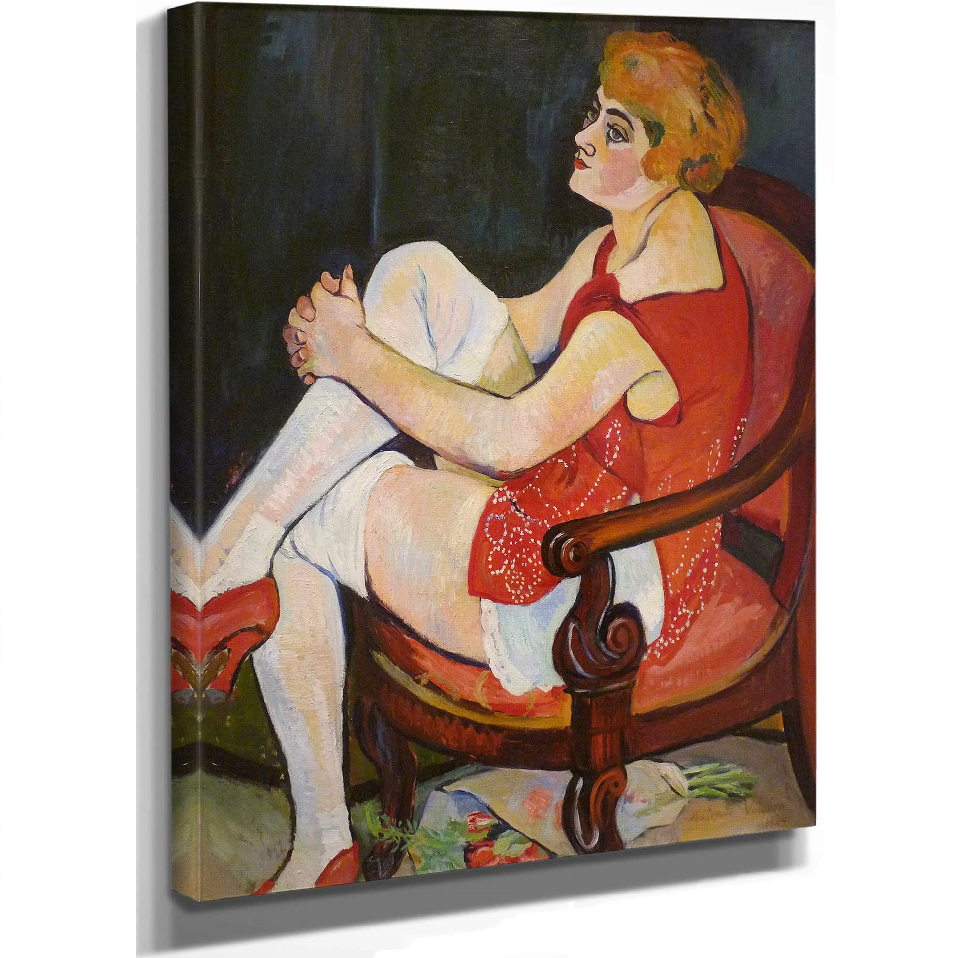 Femme Aux Bas Blancs by Suzanne Valadon
