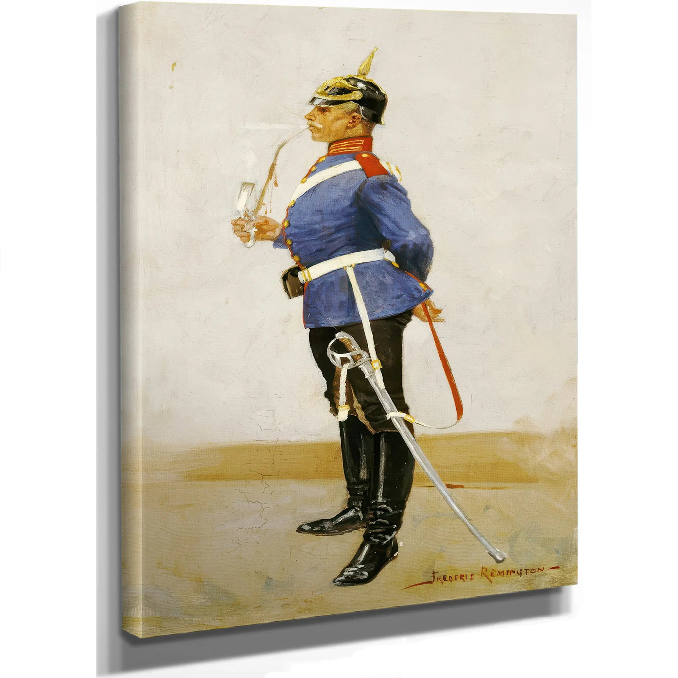 Infantry Officer Full Dress by Frederic Remington