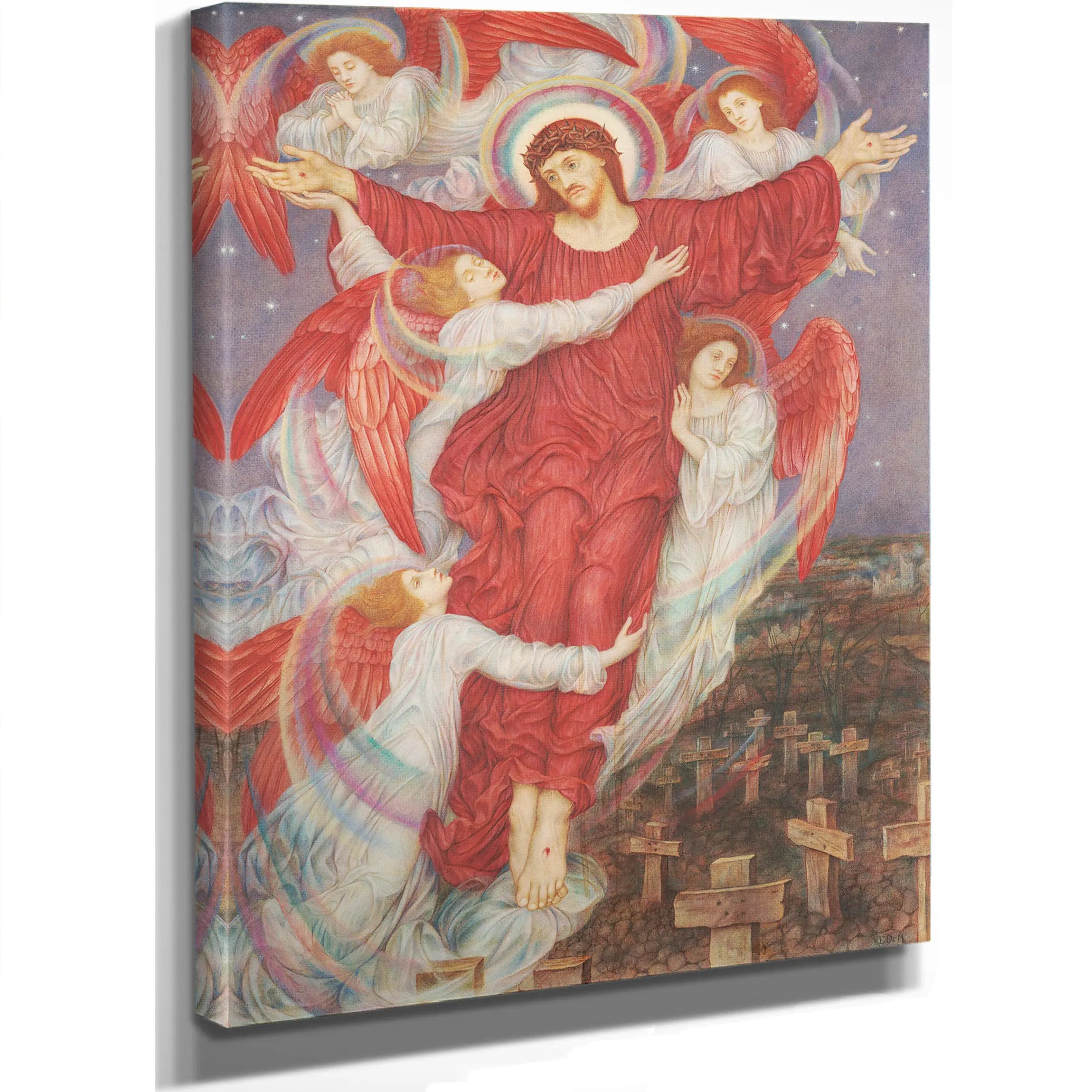 The Red Cross by Evelyn De Morgan