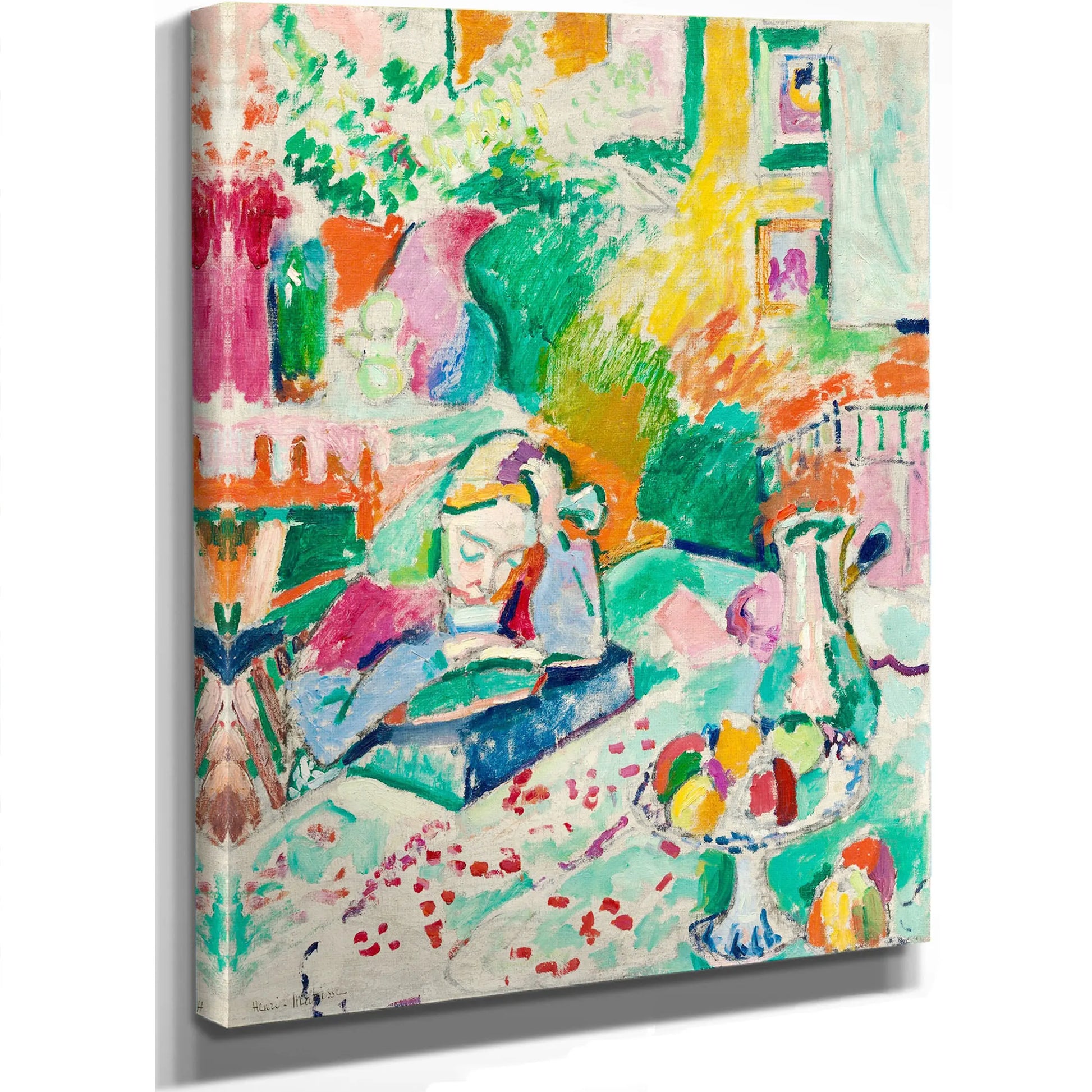 Interior With A Young Girl (Girl Reading) by Henri Matisse