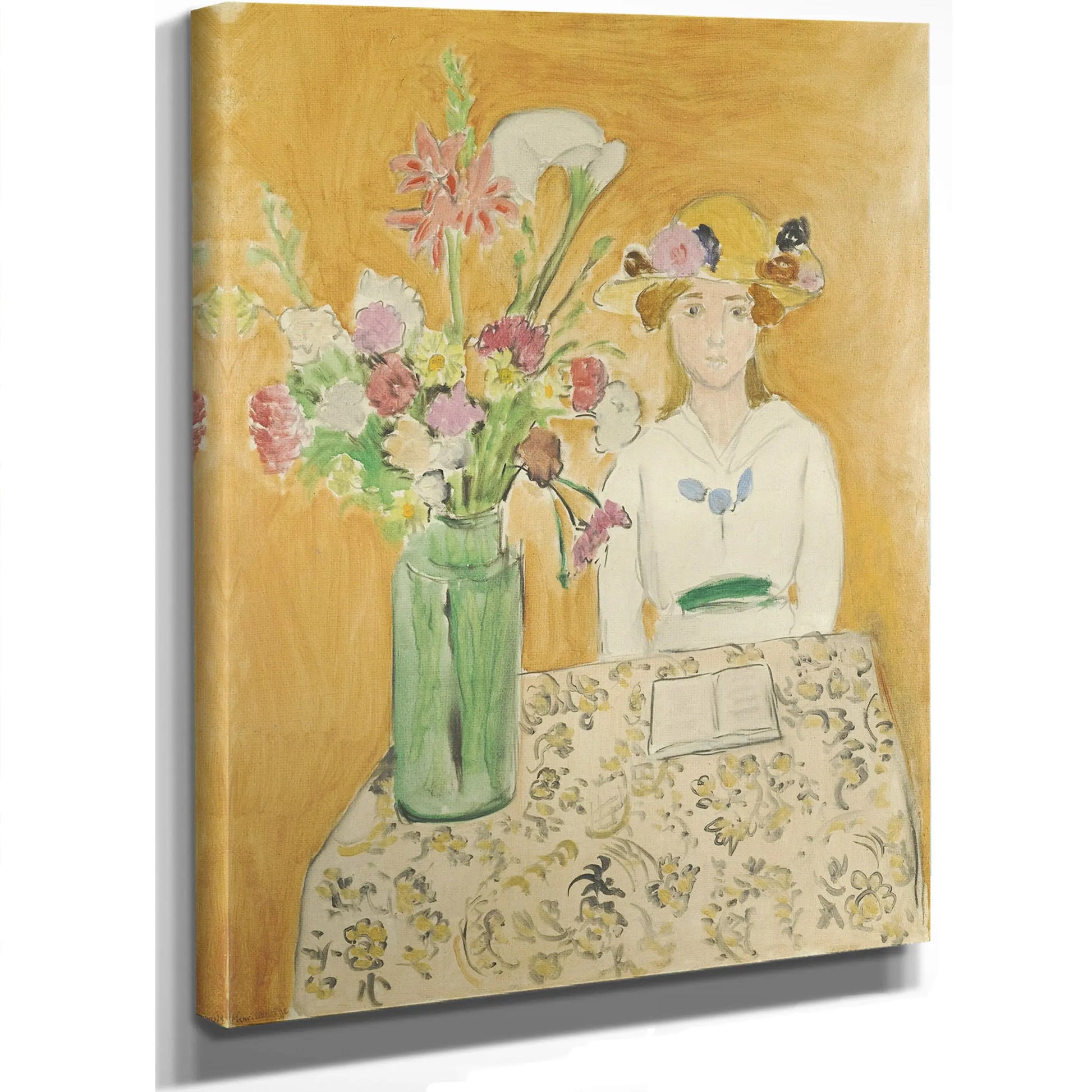 Woman Reading At A Dressing Table by Henri Matisse