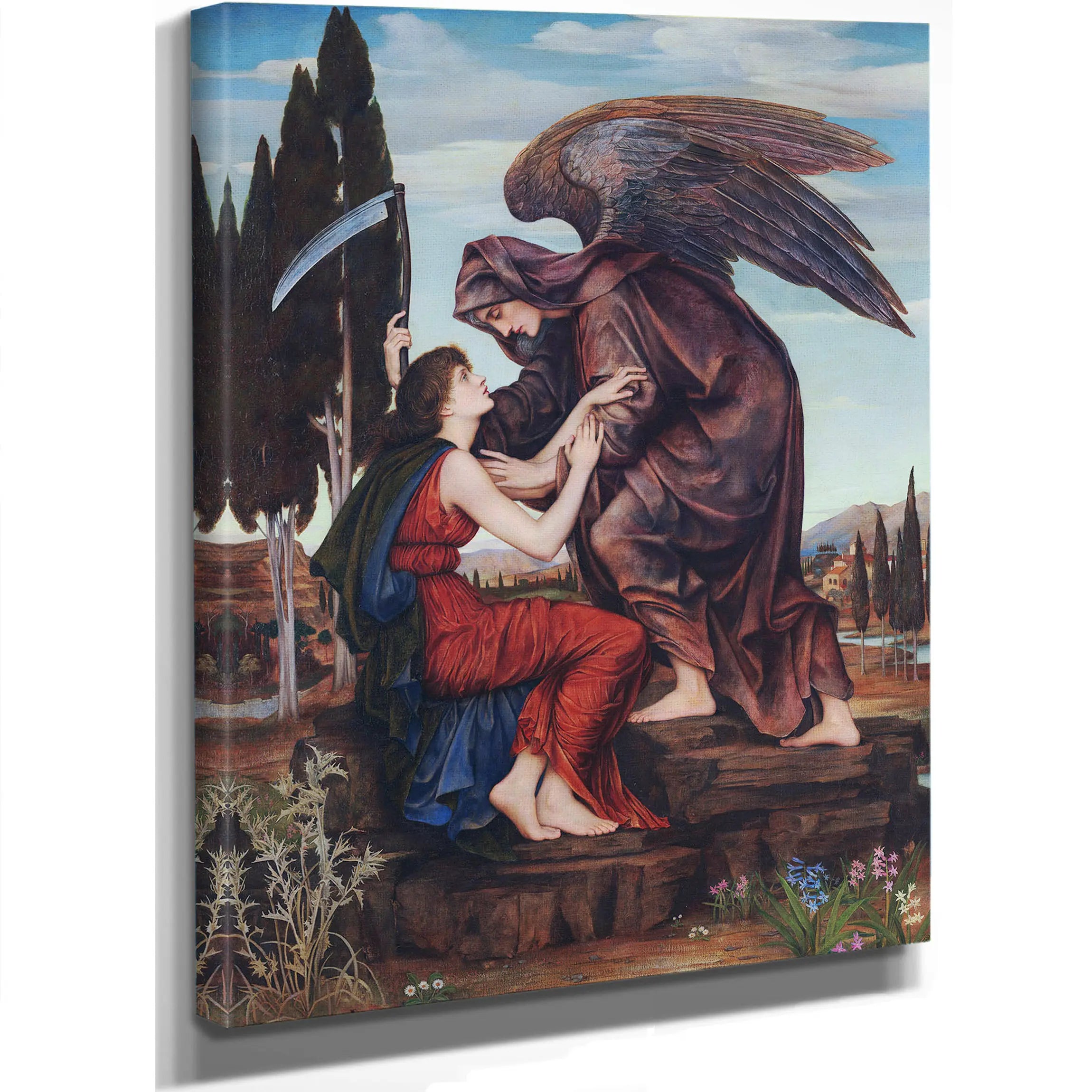 Angel Of Deathfxd by Evelyn De Morgan
