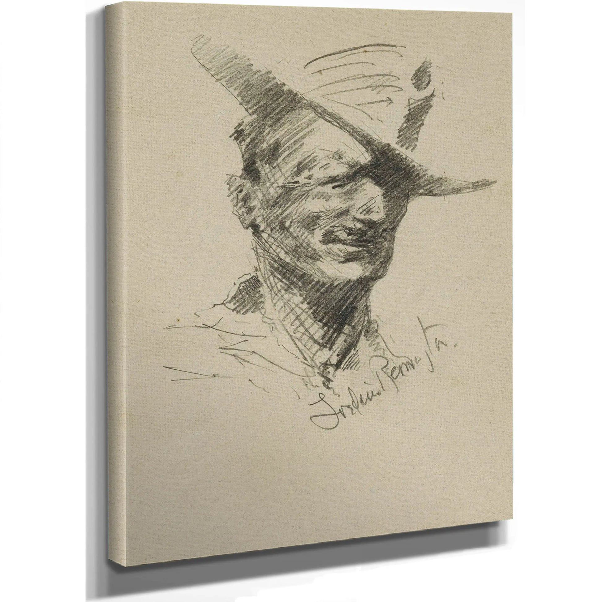 Self Portrait by Frederic Remington