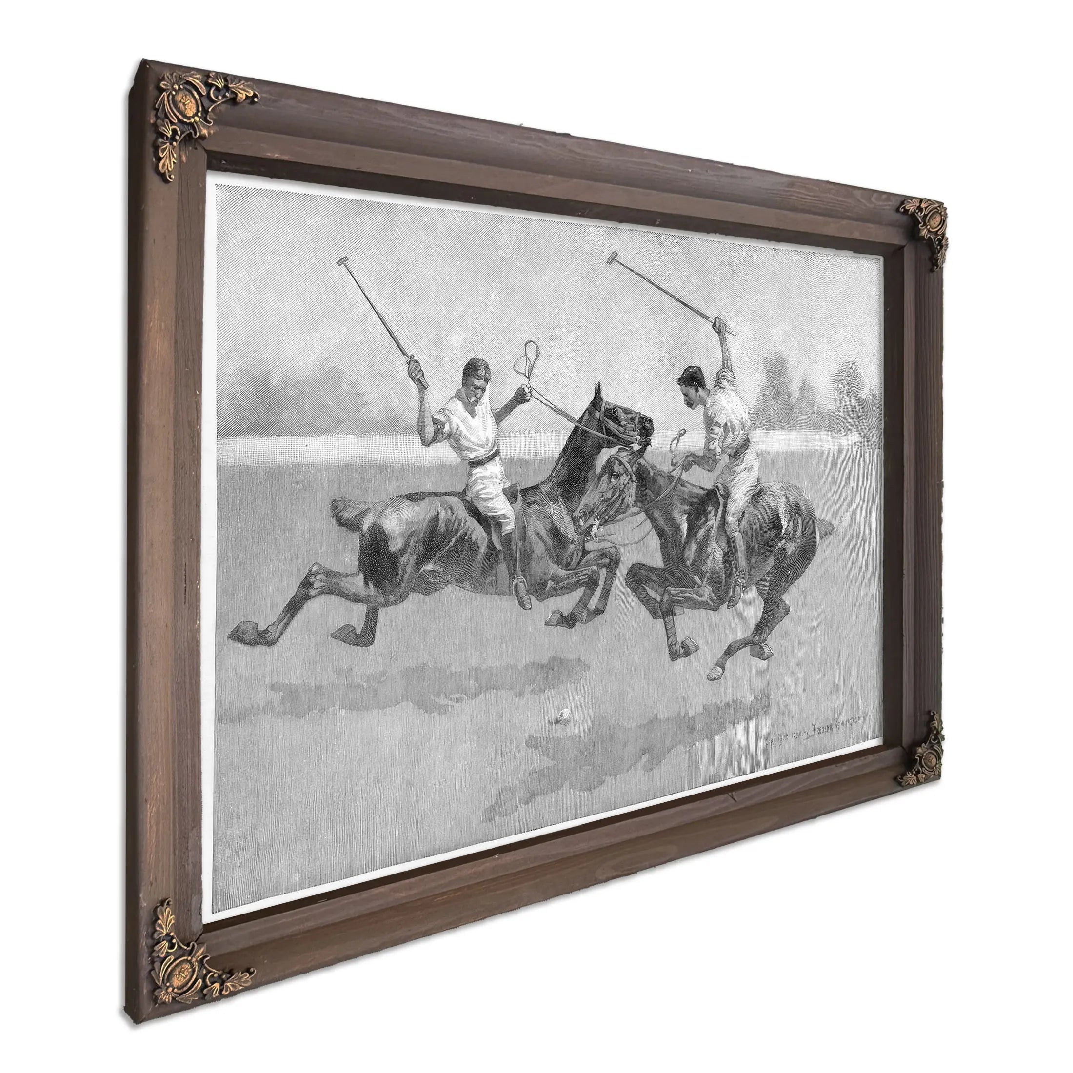 Polo Players by Frederic Remington