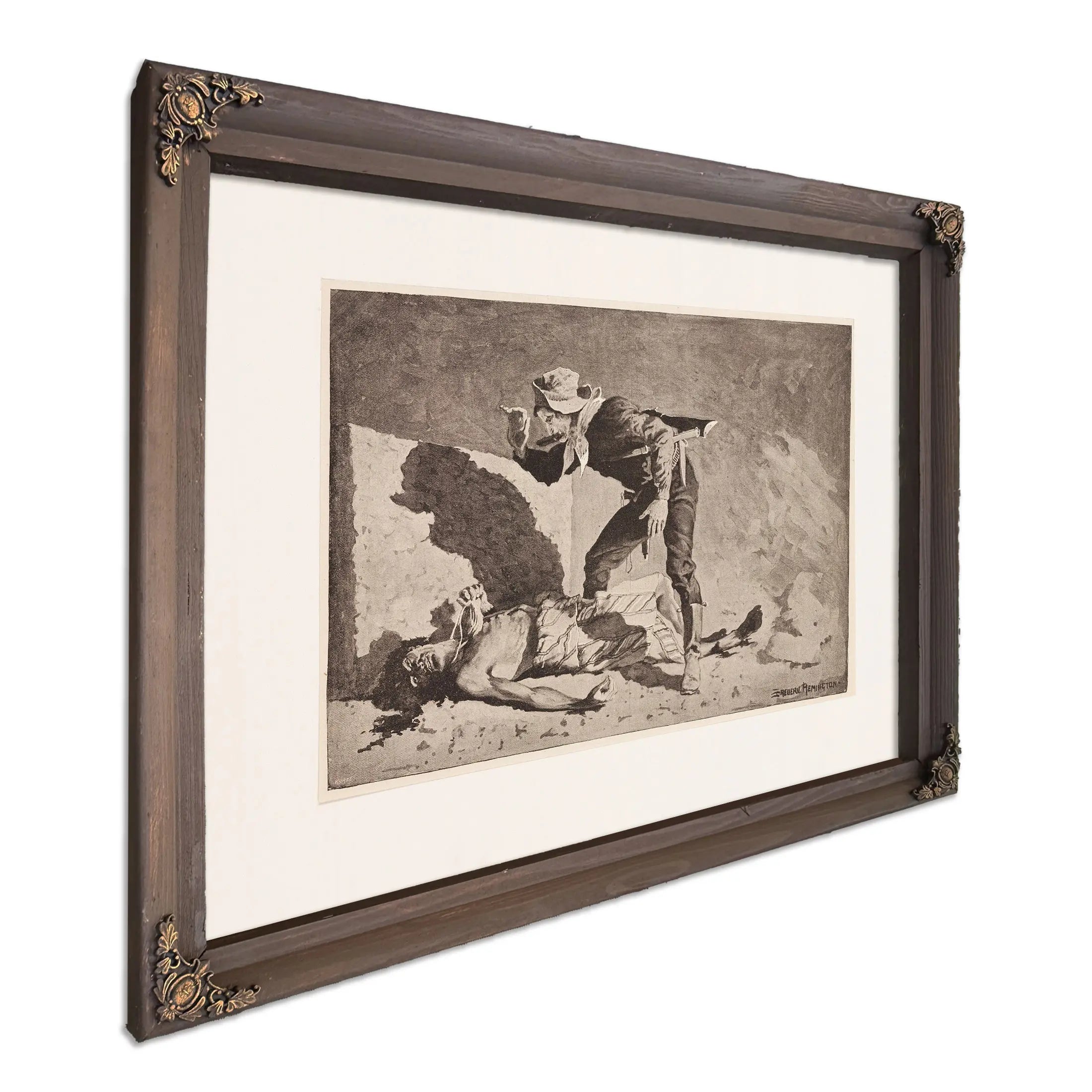 The Dying Cacique by Frederic Remington