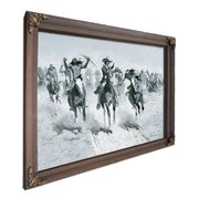 My Second Shot Sent Him Lining Out After His Brother by Frederic Remington
