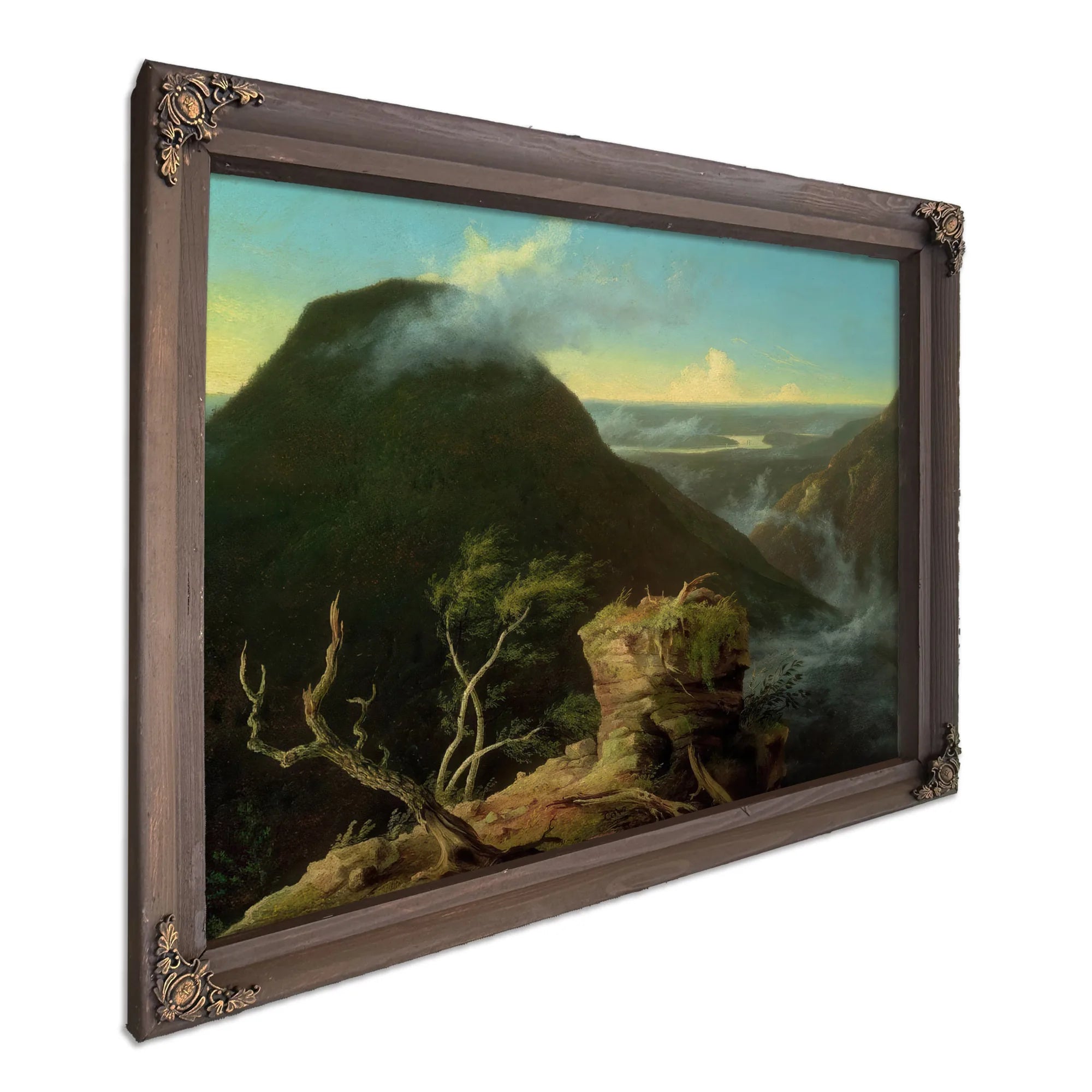 View Of The Round Top In The Catskill Mountains By Thomas Cole Fine Art Print