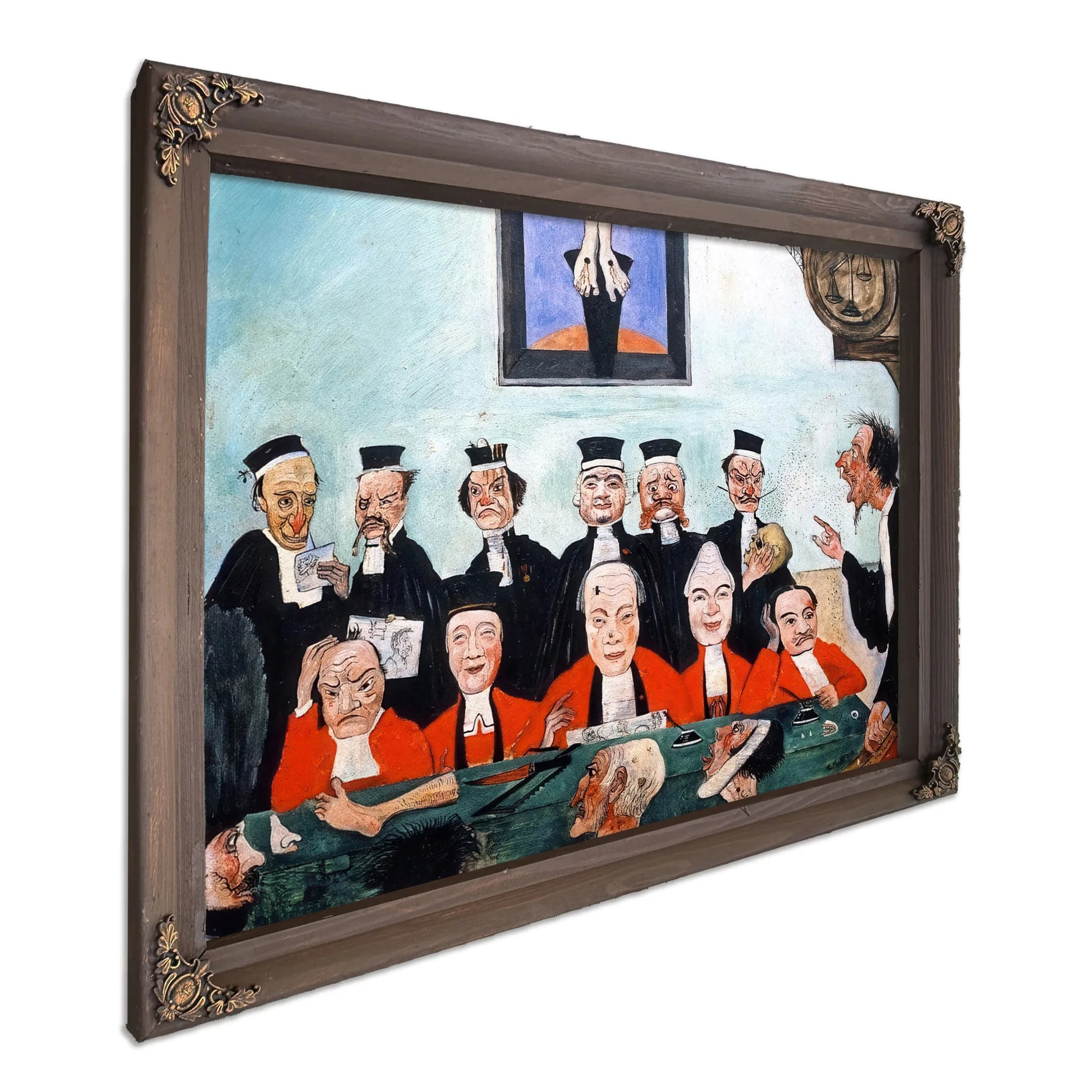 The Wise Judges By James Ensor Fine Art Print