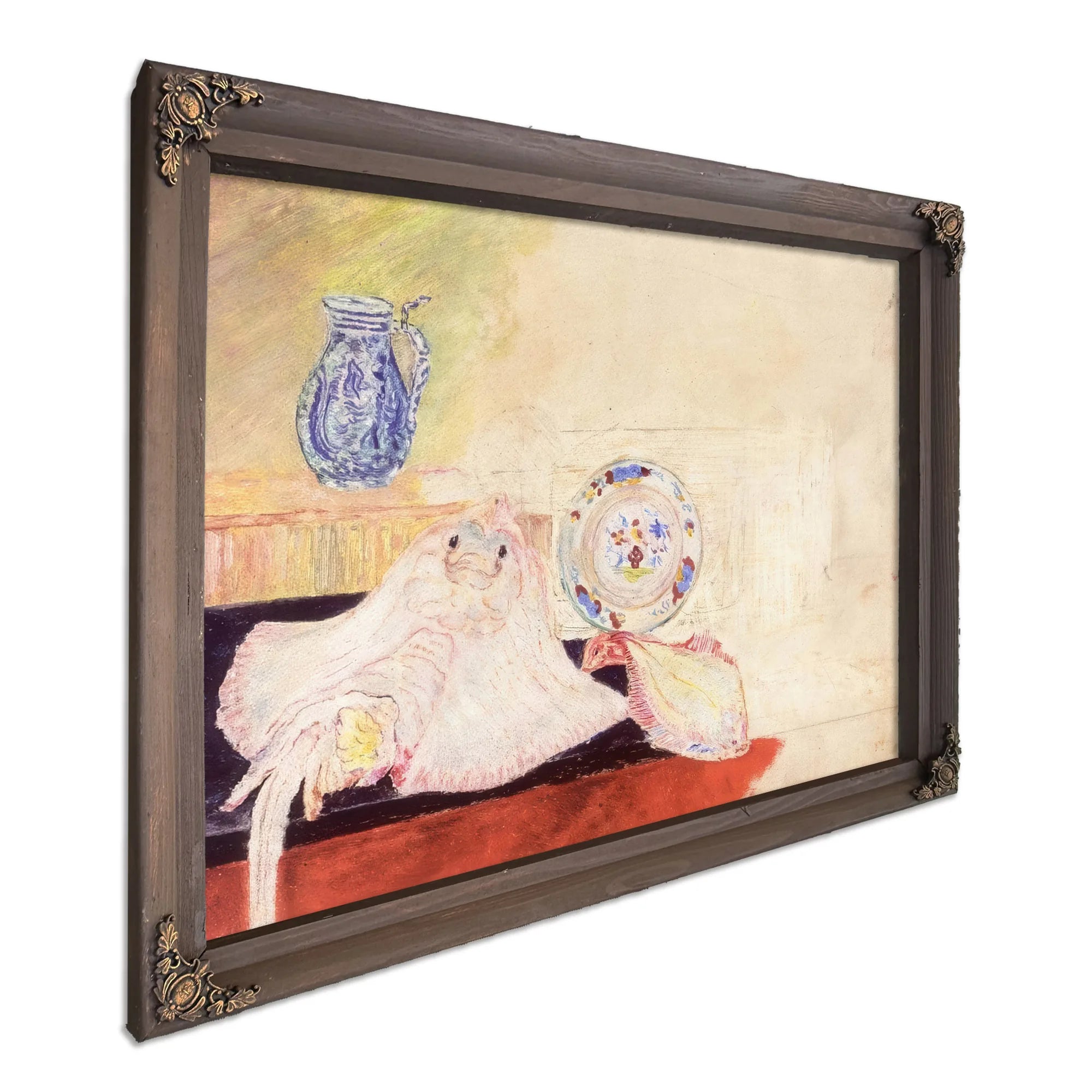 Still Life With Ray By James Ensor Fine Art Print