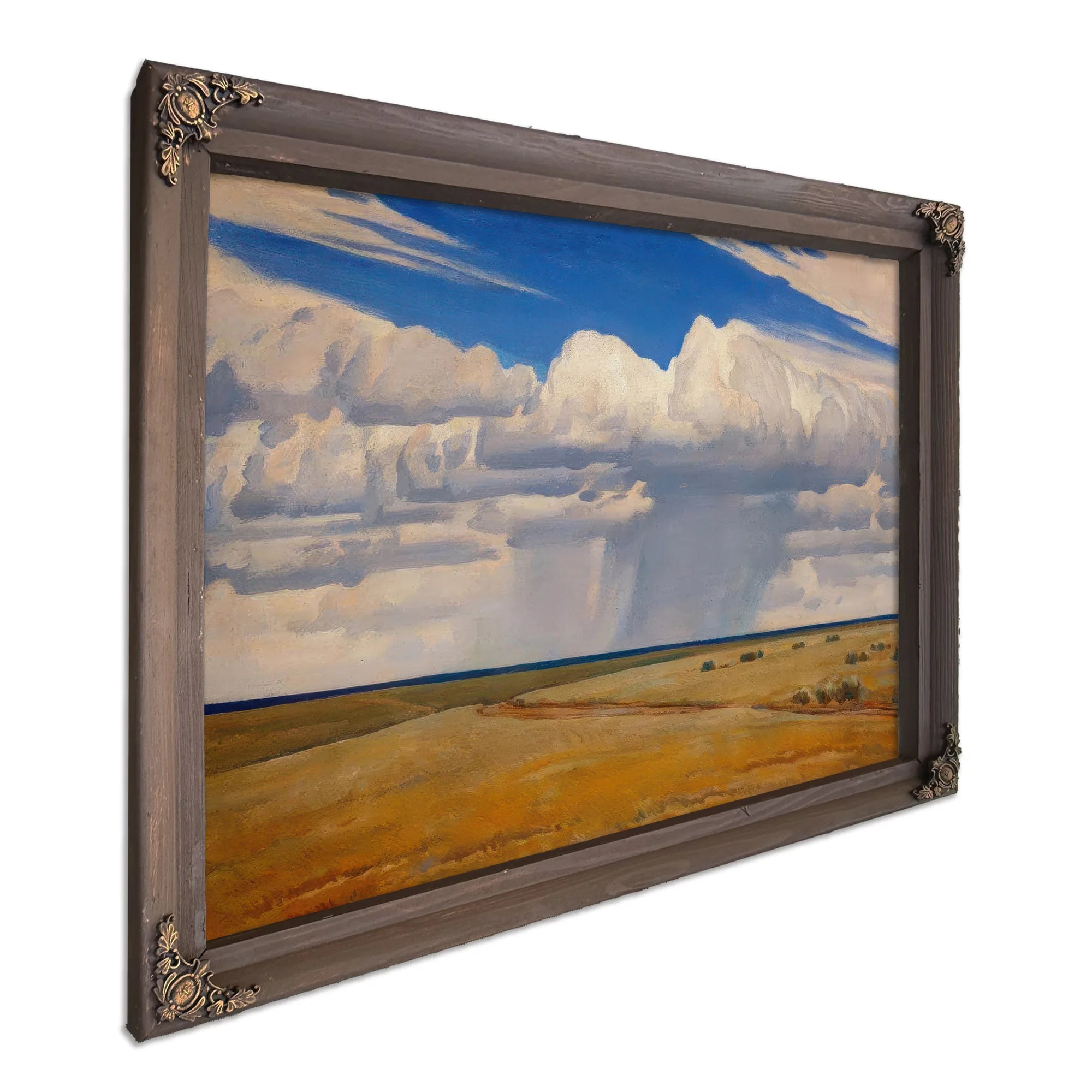 Summer Afternoon Taos By Maynard Dixon Fine Art Print