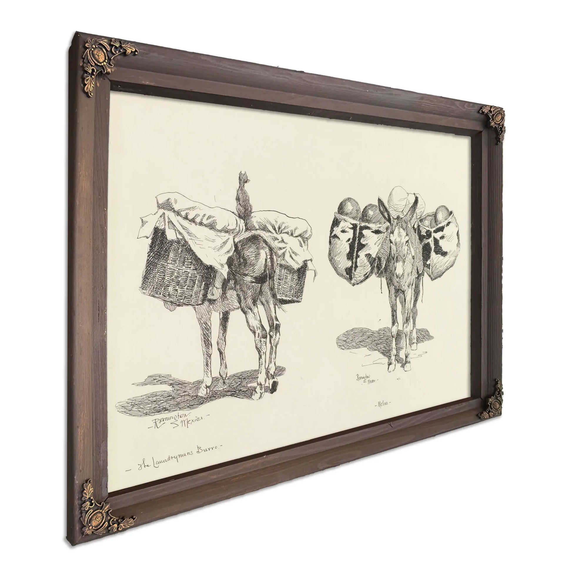 Laundryman S Burro Melons by Frederic Remington