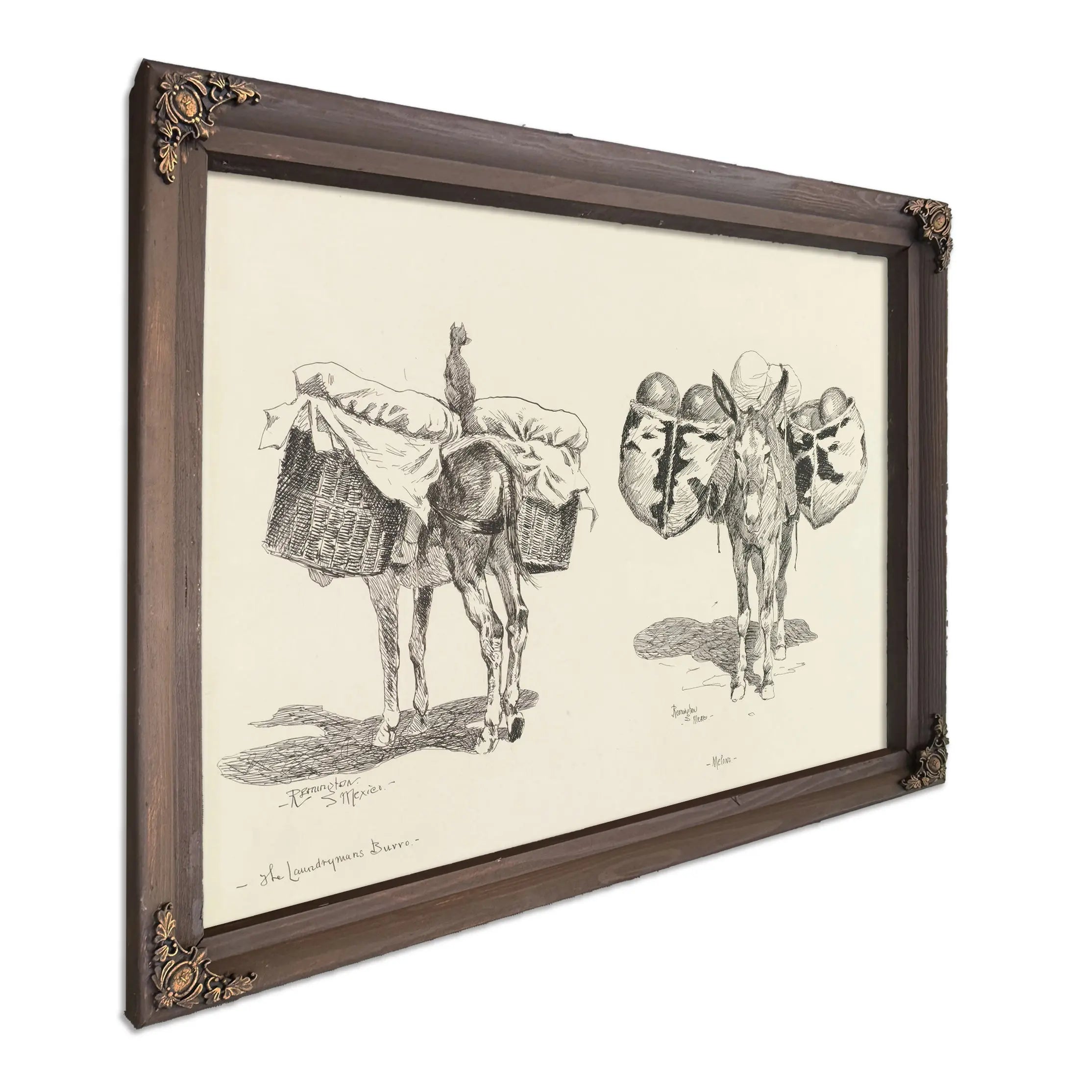 Laundryman S Burro Melons by Frederic Remington