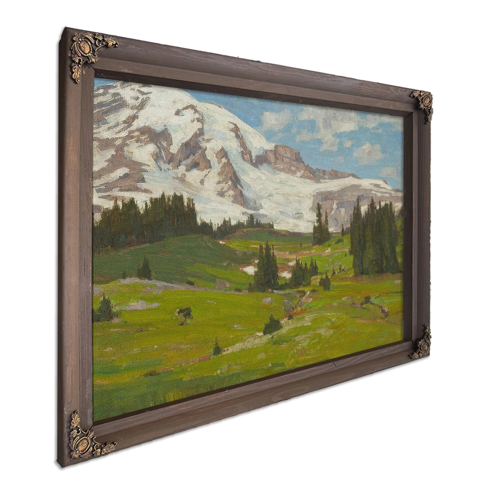 Mt. Rainier Washington 1915 By William Wendt Fine Art Print