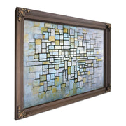 Composition In Blue Gray And Pink 1913 Oil On Canvas 880X1150Mm Kro Ller Mu Ller Museum Otterlo By Piet Mondrian Fine Art Print