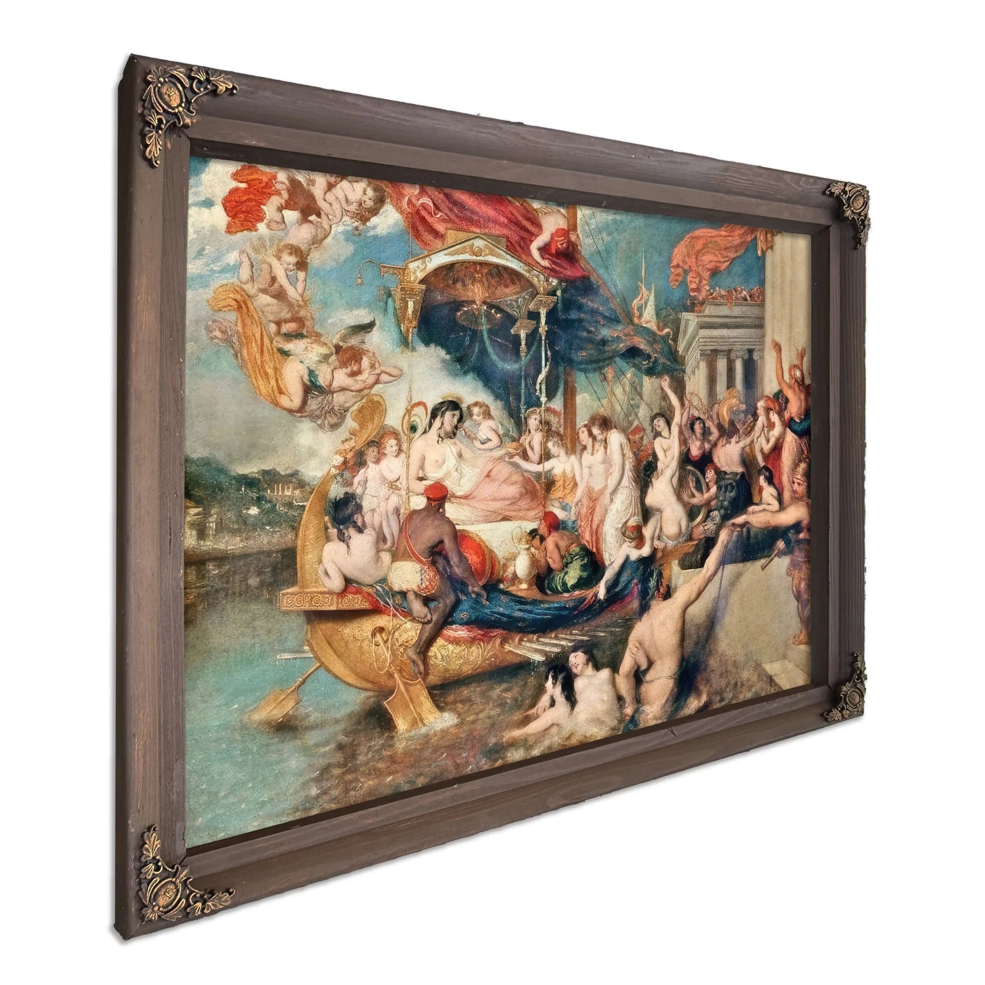 Cleopatra's Arrival In Cilicia By William Etty Fine Art Print