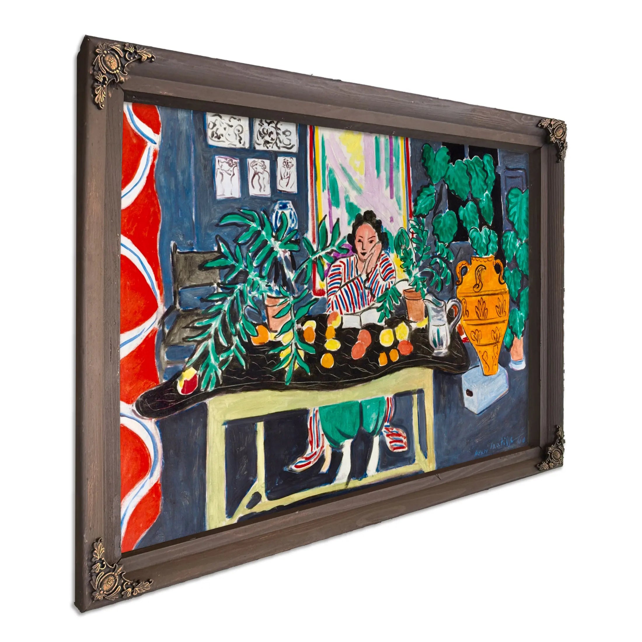 Interior With An Egyptian Curtain by Henri Matisse