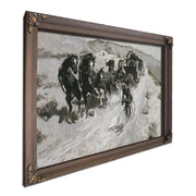 The Right Of The Road By Frederic S Remington  by Frederic Remington