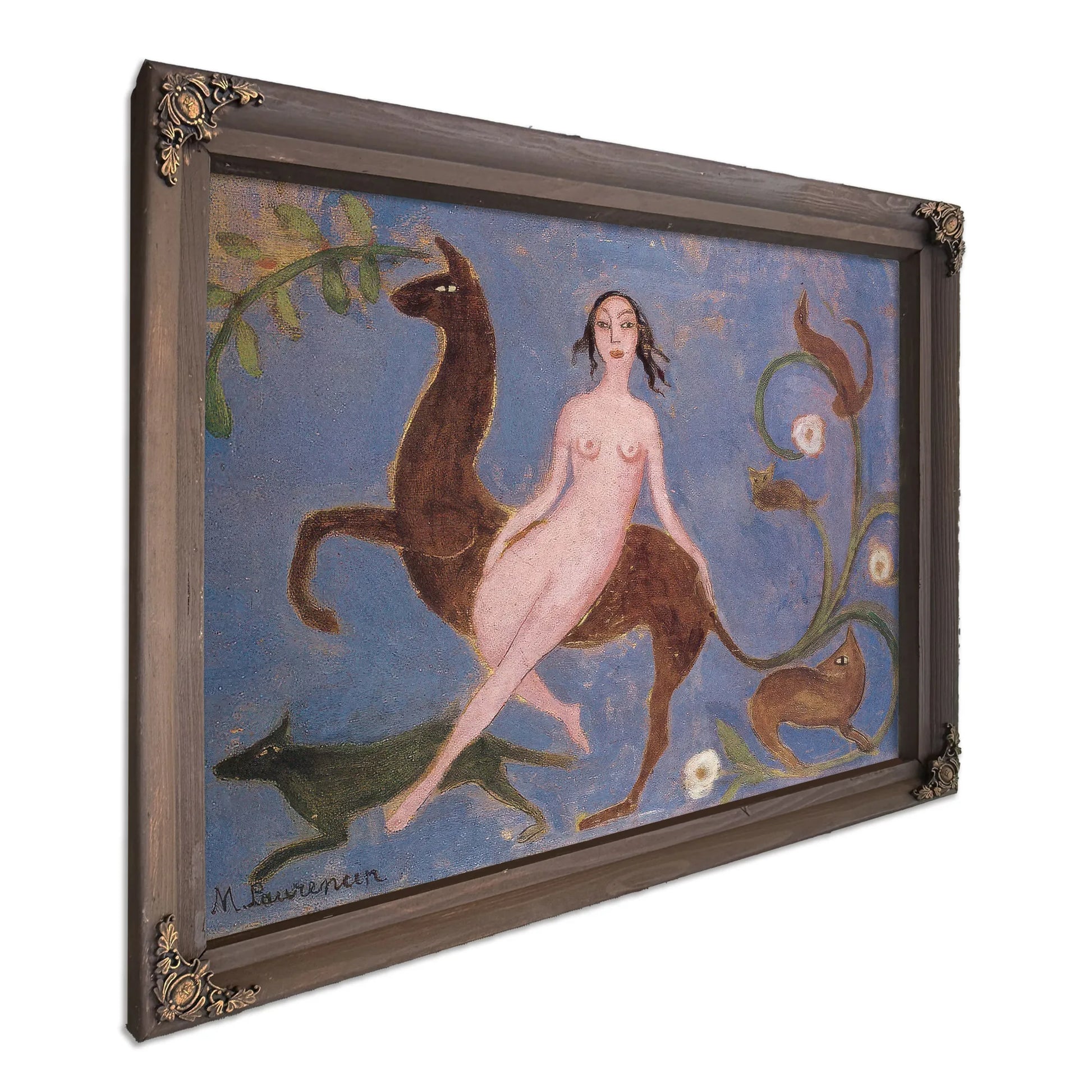 Diane Hunting 1908 By Marie Laurencin Fine Art Print