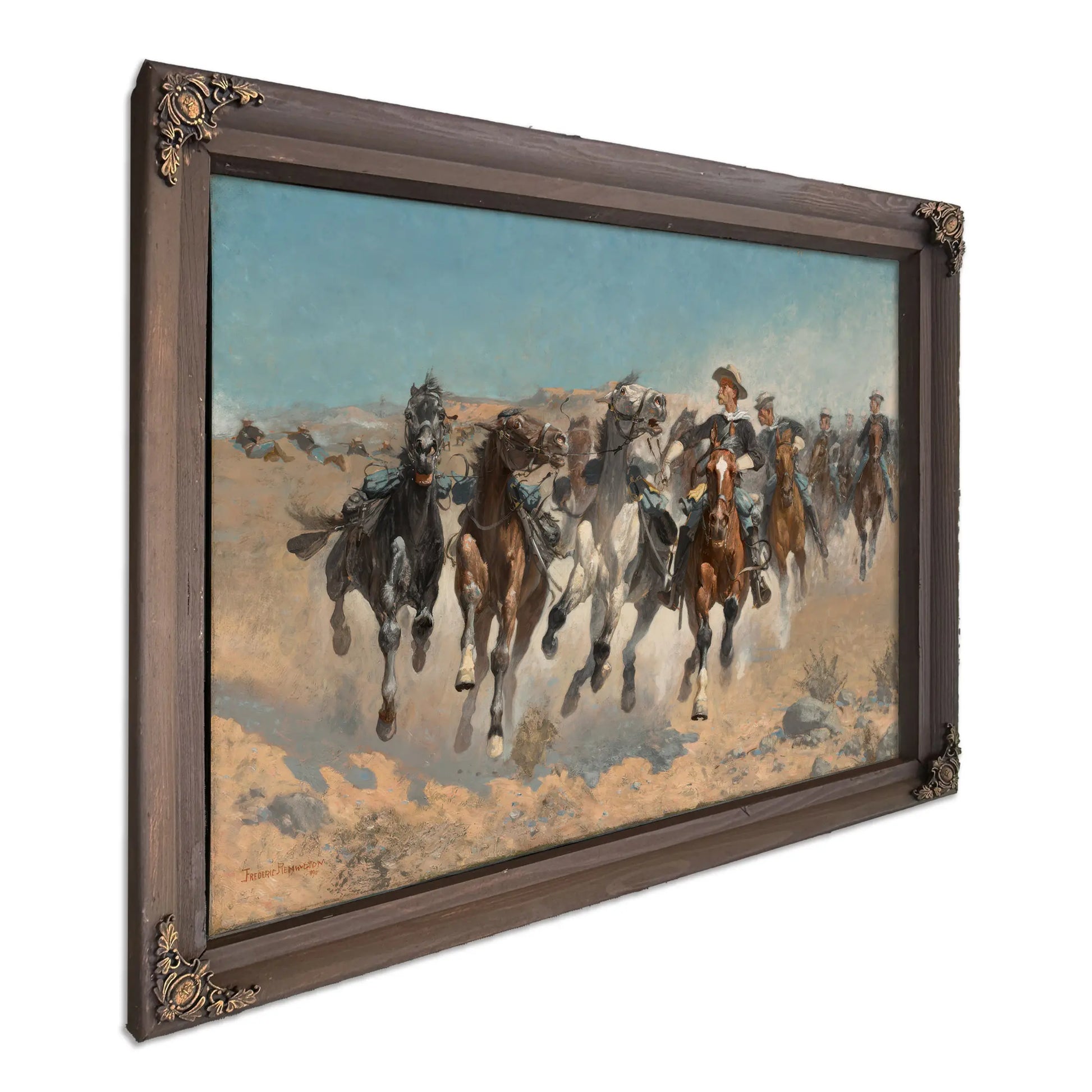 Remingtondismounted  by Frederic Remington