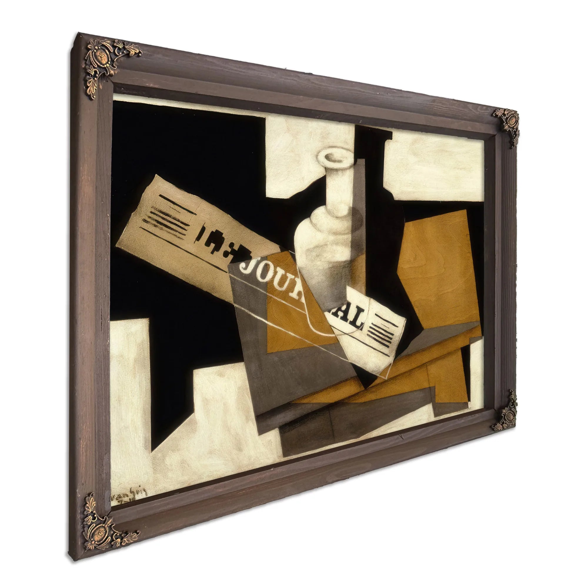 Le Journal By Juan Gris Fine Art Print