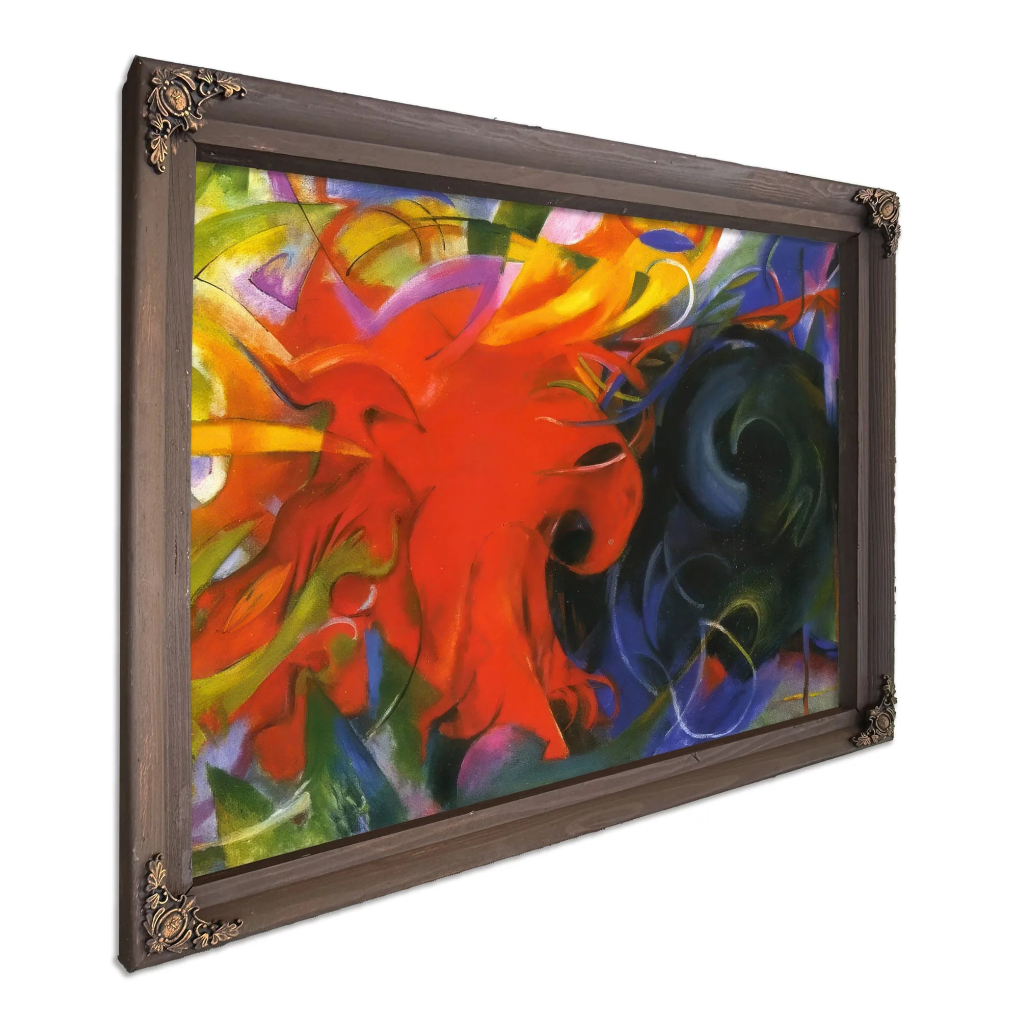 Fighting Forms By Franz Marc Fine Art Print