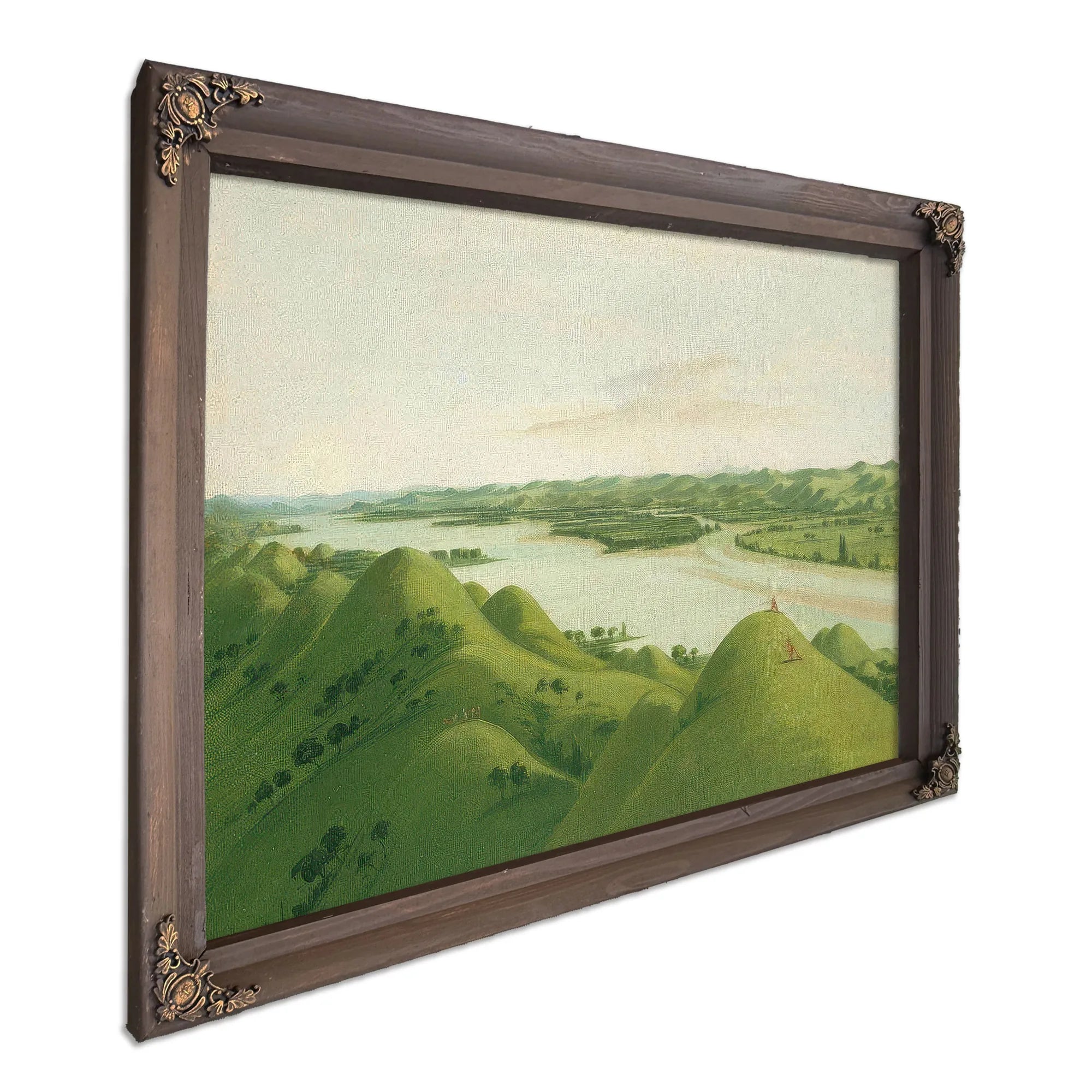 Beautiful Prairie Bluffs Above The Poncas, 1050 Miles Above St. Louis By George Catlin Fine Art Print
