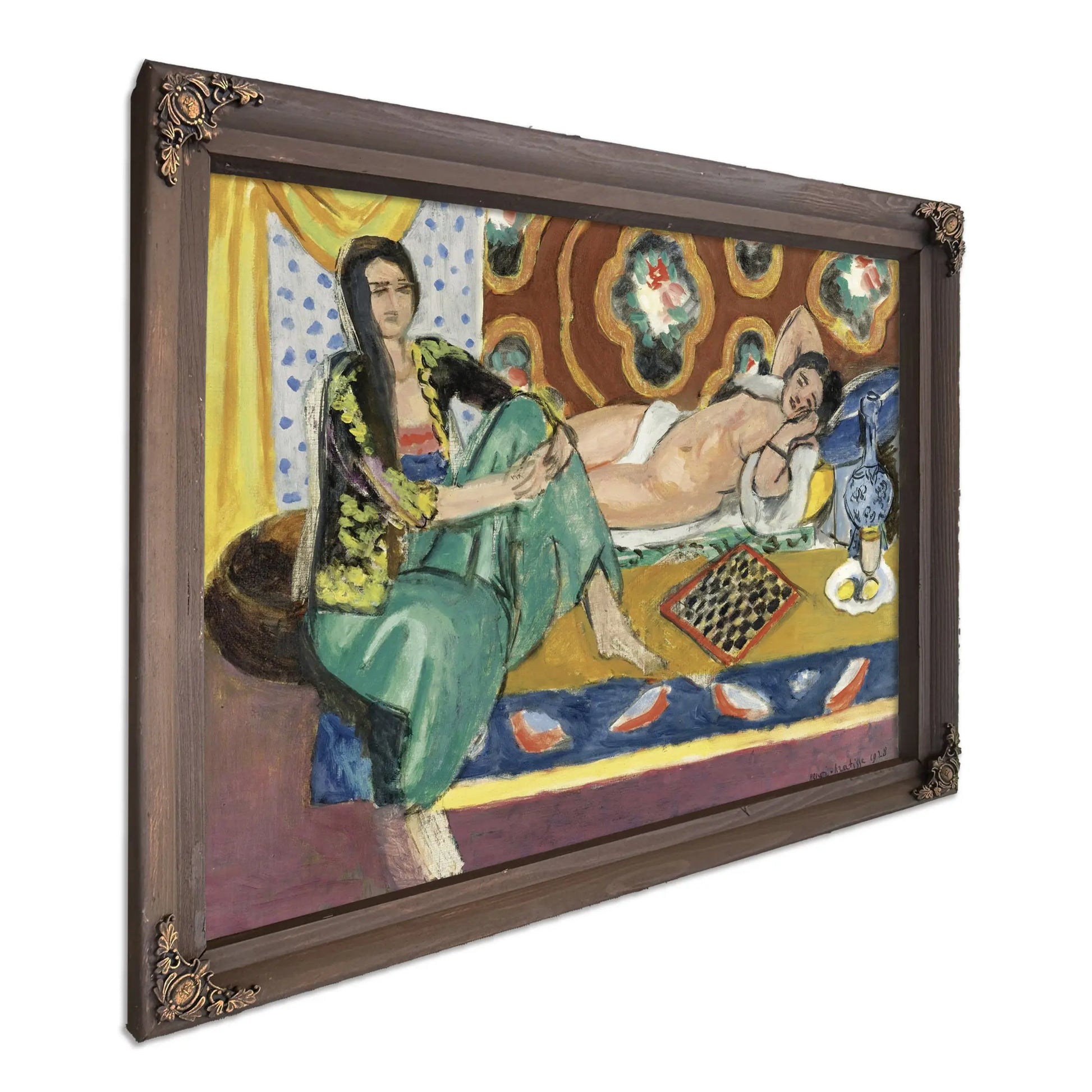 Odalisque With Checkerboard by Henri Matisse