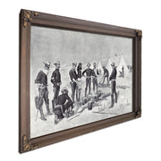 Remingtonuscavalrychristmasbeefroast  by Frederic Remington