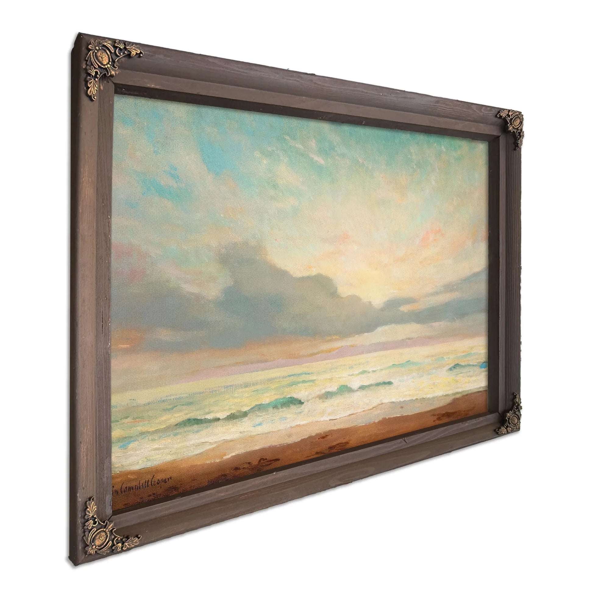 Sunset On The Channel By Colin Campbell Cooper Fine Art Print