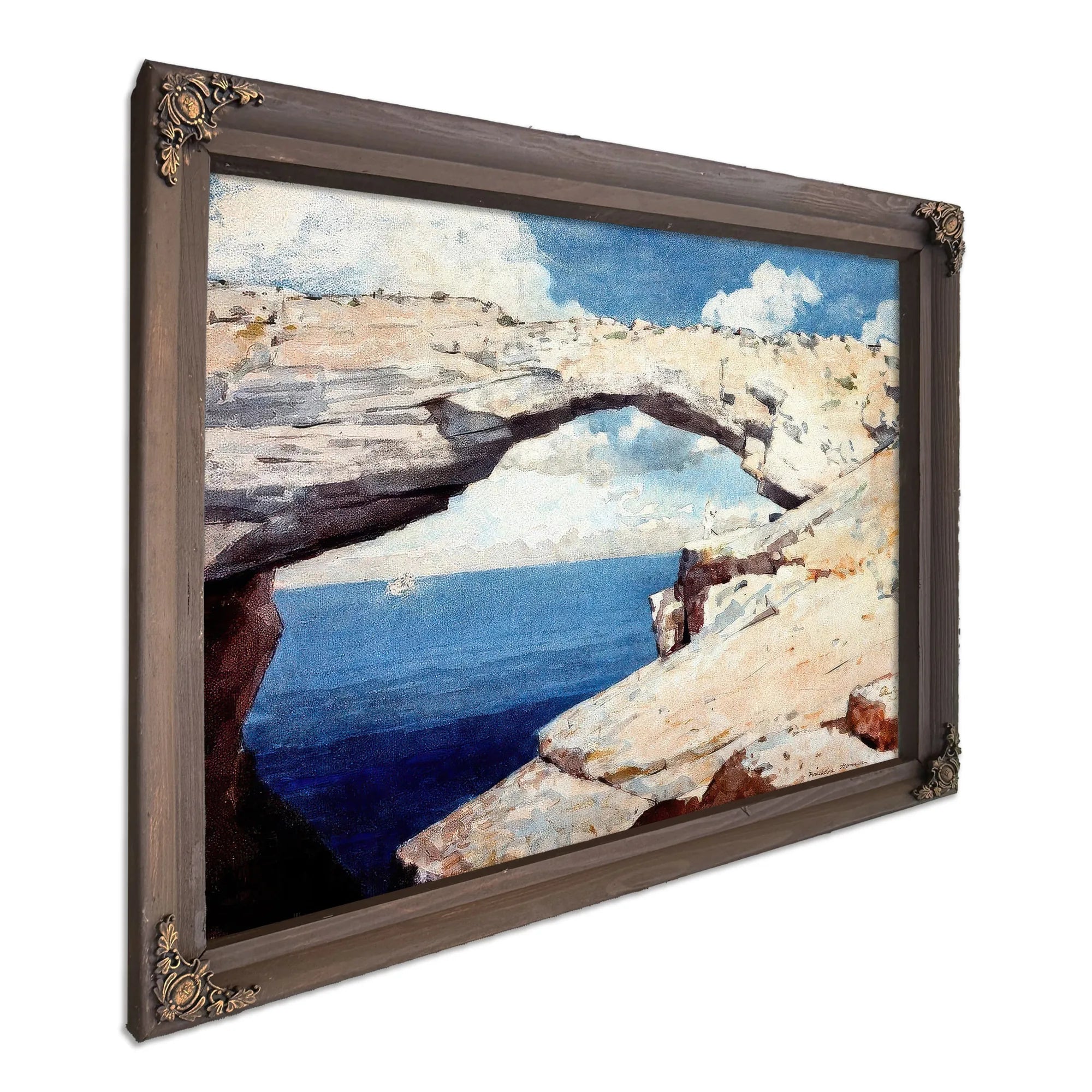 Glass Window Bahama By Winslow Homer Fine Art Print
