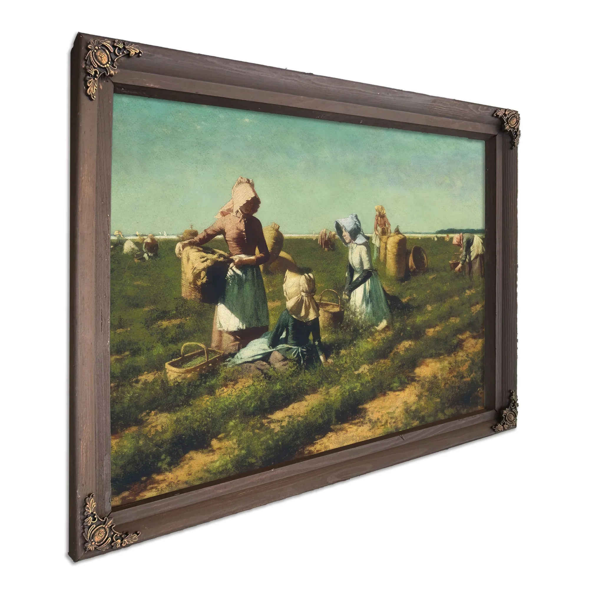The Peapickers Of Long Island By Harry Roseland Fine Art Print