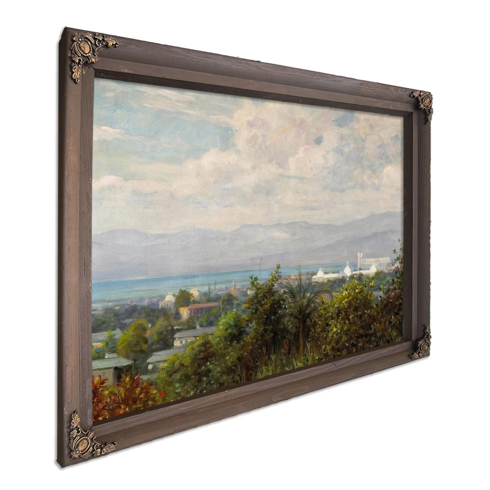 Port Au Prince, Haiti By Louis Aston Knight Fine Art Print