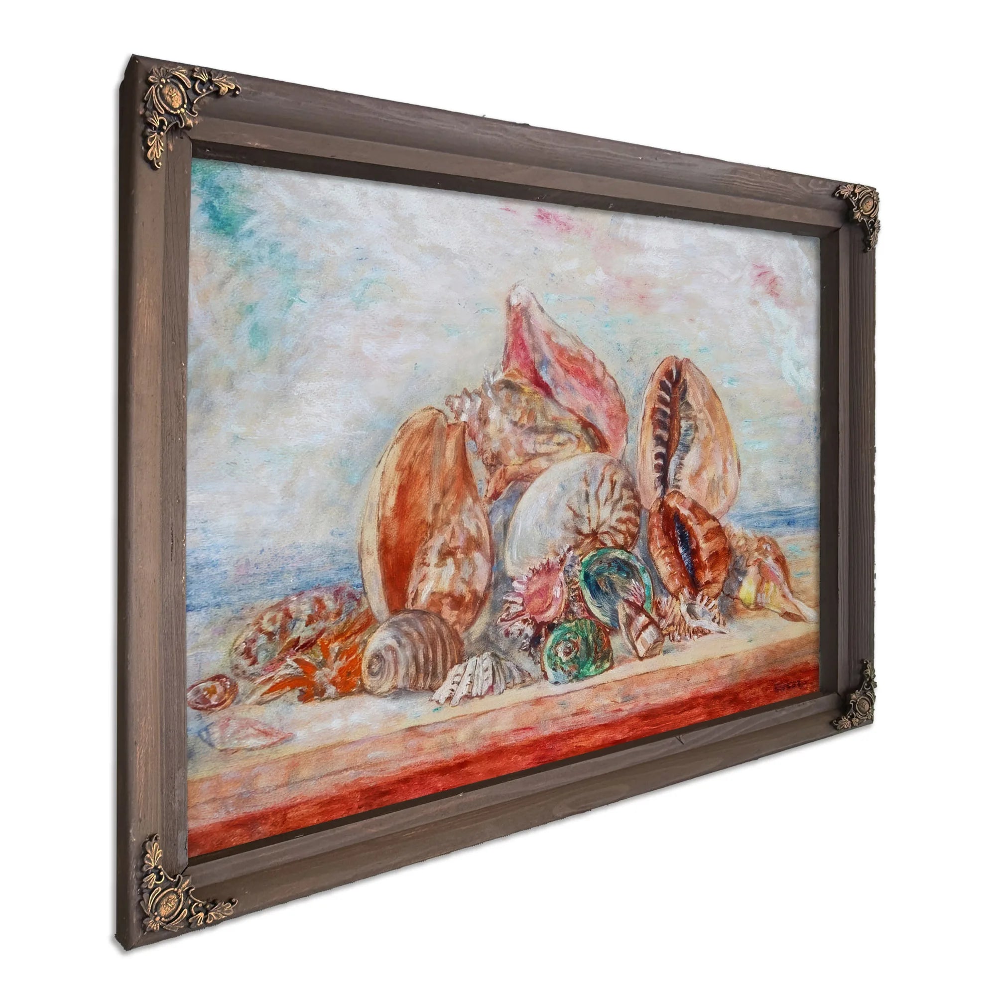 Still Life With Shells By James Ensor Fine Art Print