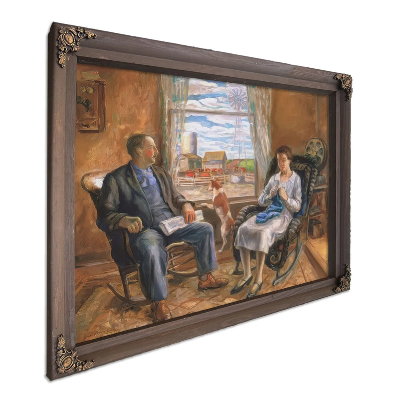 The Old Folks (Mother And Father) By John Steuart Curry