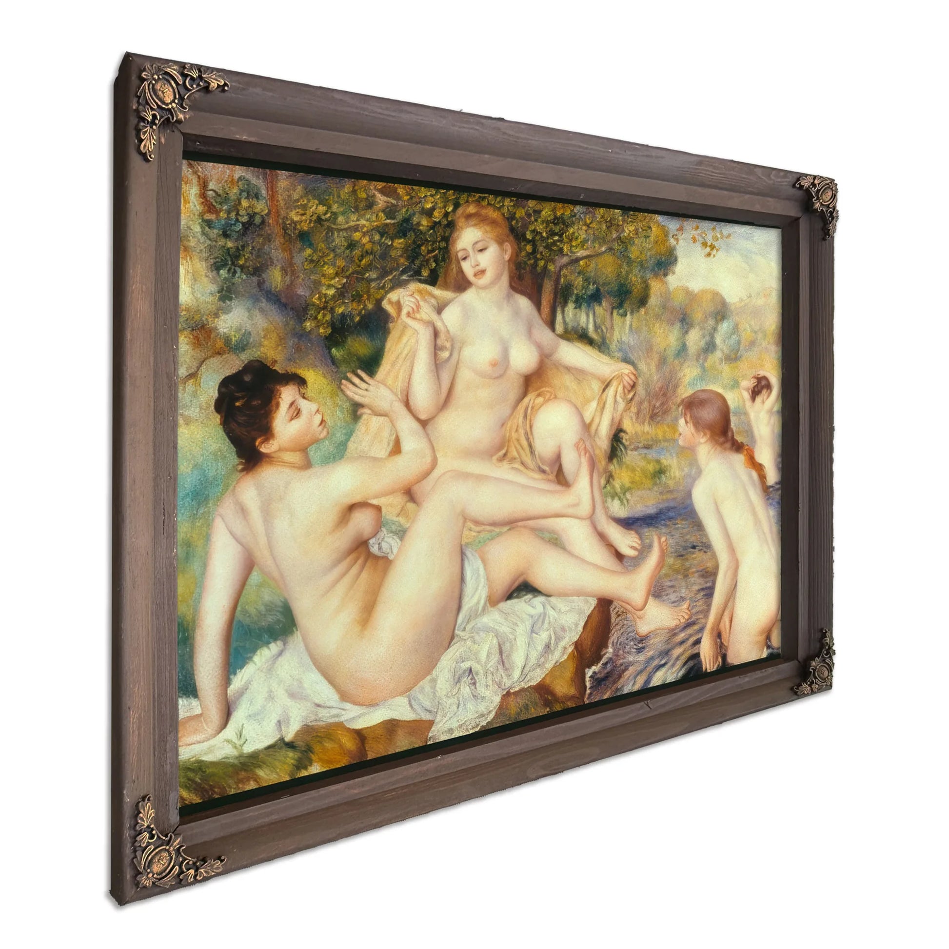 The Large Bathers By Pierre August Renoir Fine Art Print