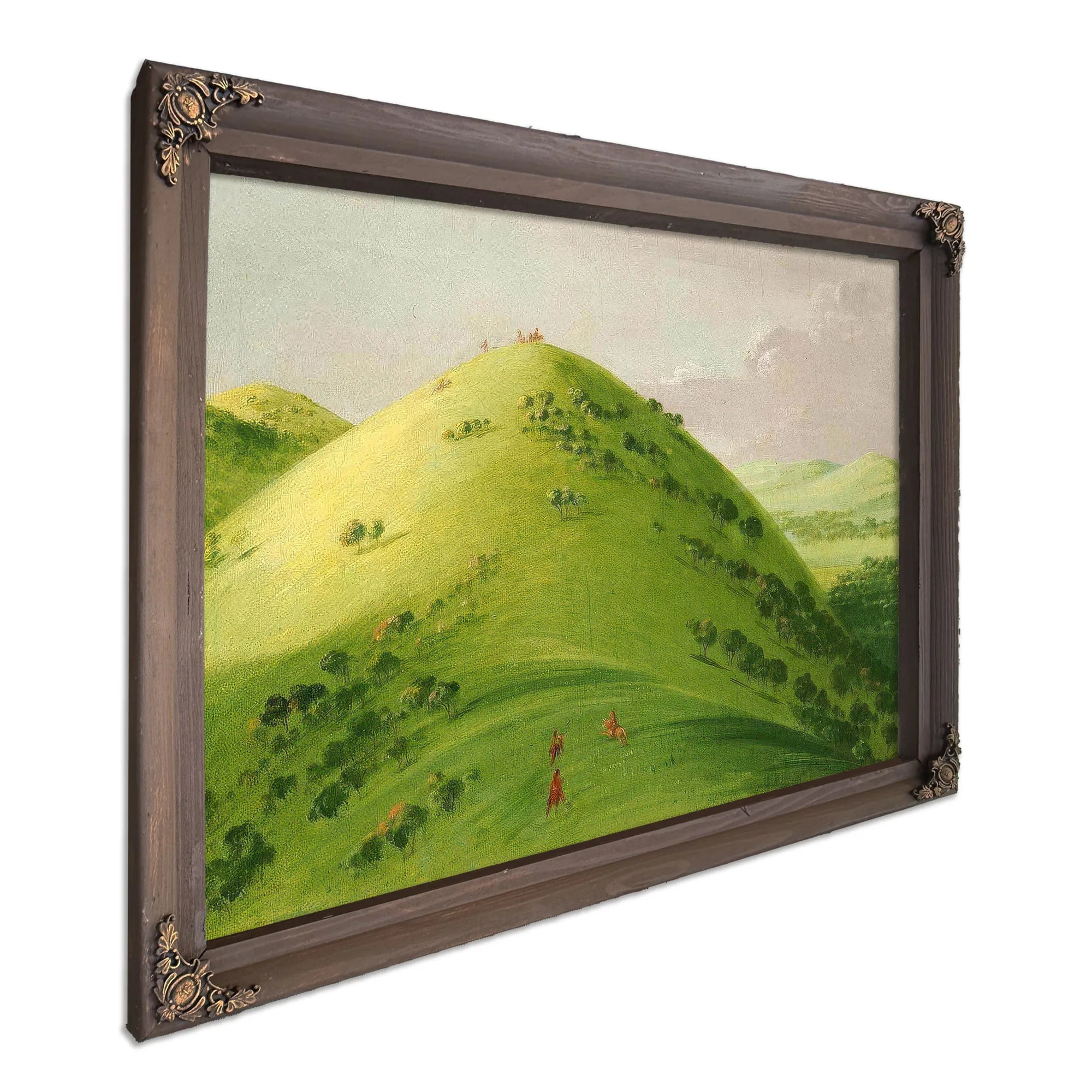 Beautiful Prairie Bluffs, Upper Mississippi By George Catlin Fine Art Print