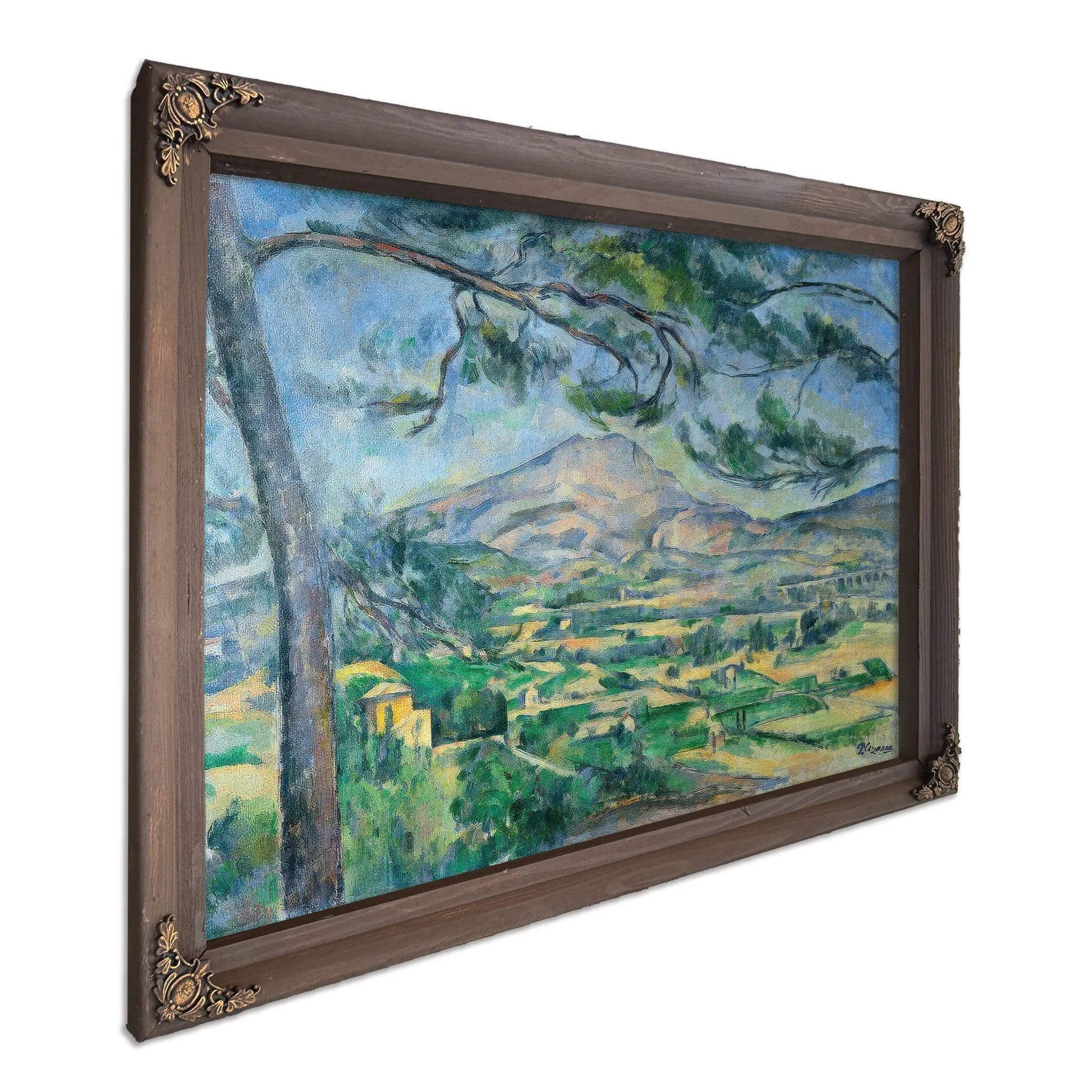 Mont Sainte Victoire With Large Pine 1887 By Paul Cezanne Fine Art Print